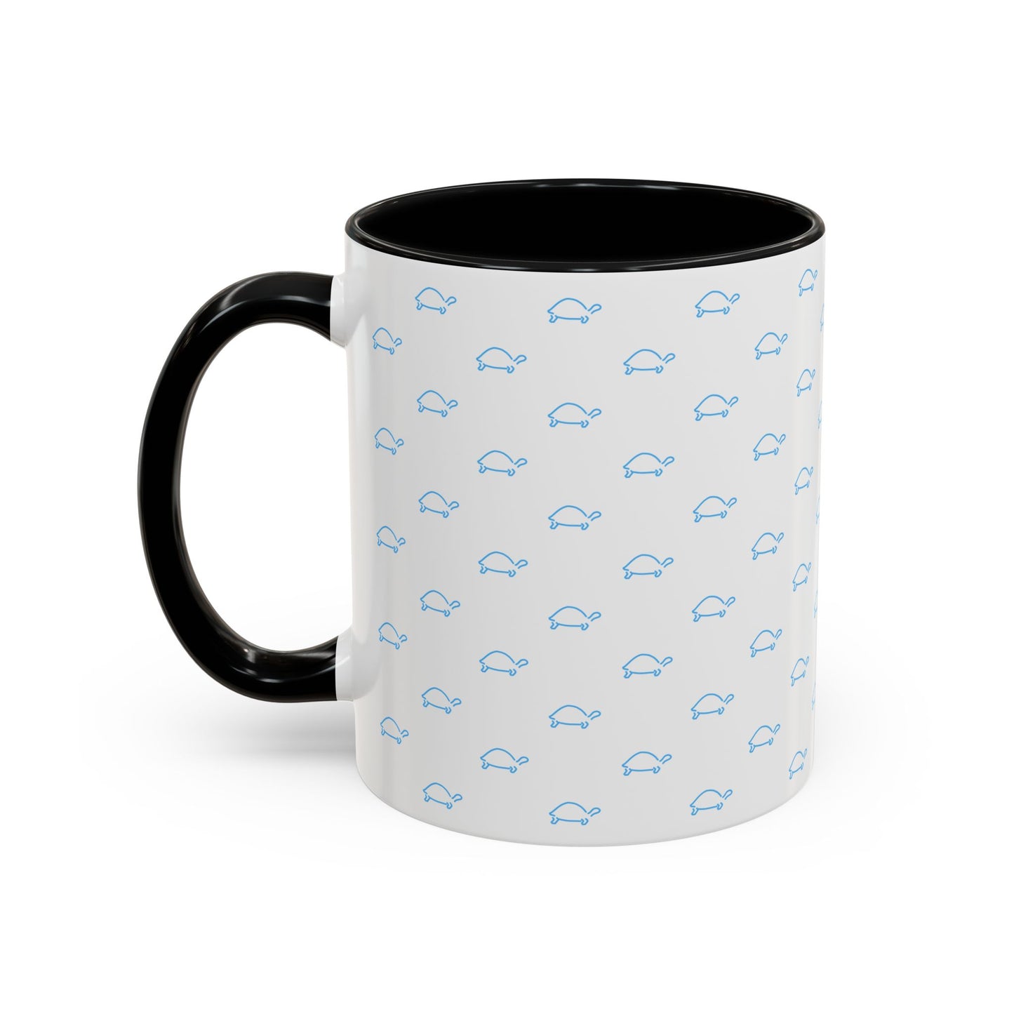 Cute Blue Tortoise Accent Coffee and tea Mug