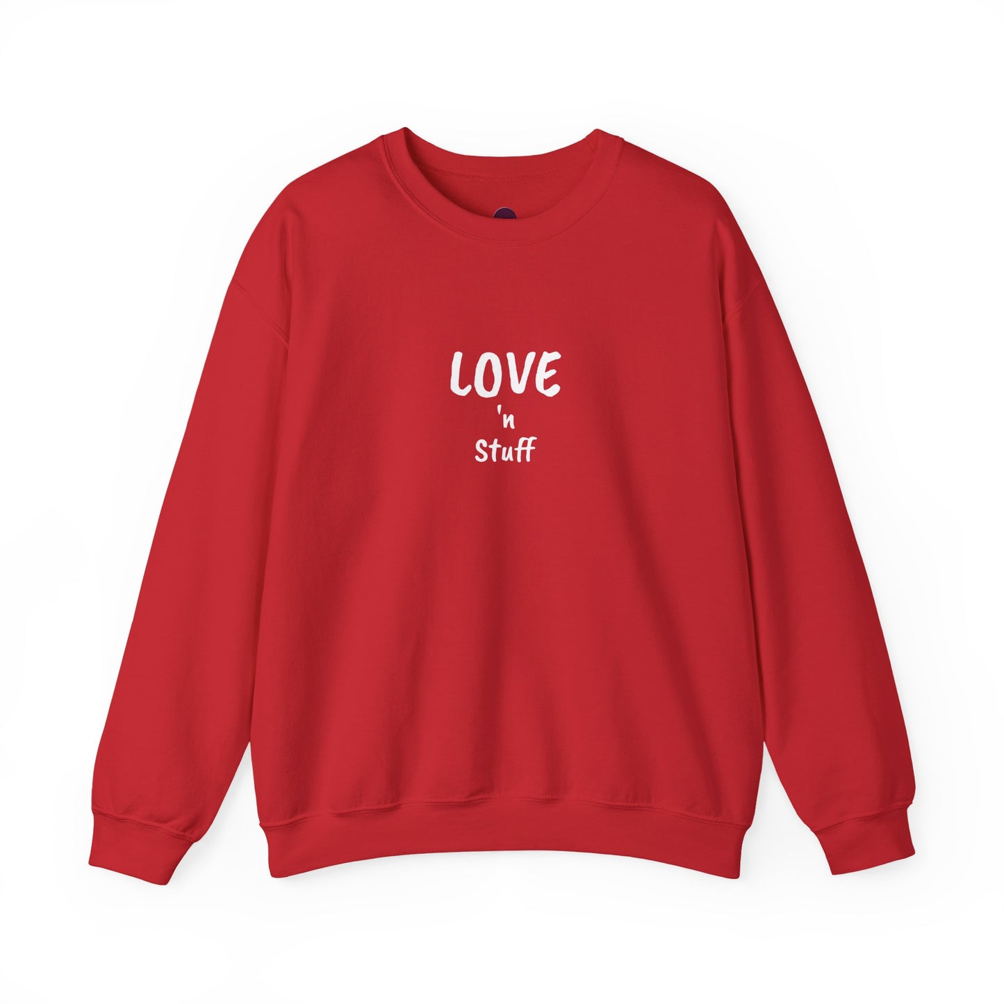 Unisex "Love 'n Stuff" Crewneck Sweatshirt - Cozy Casualwear for Everyday Comfort
