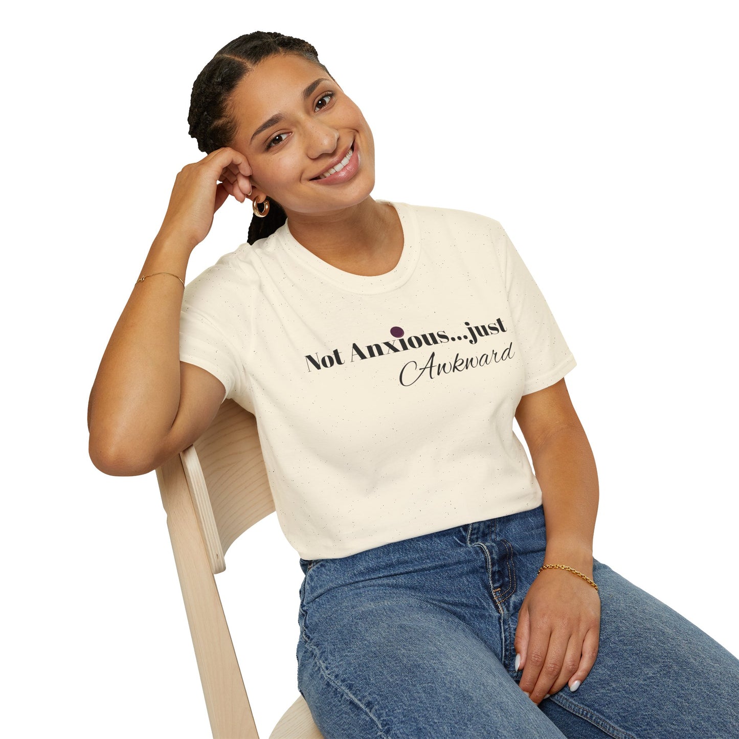 "Not Anxious...just Awkward" Unisex Softstyle T-Shirt - Casual Tee