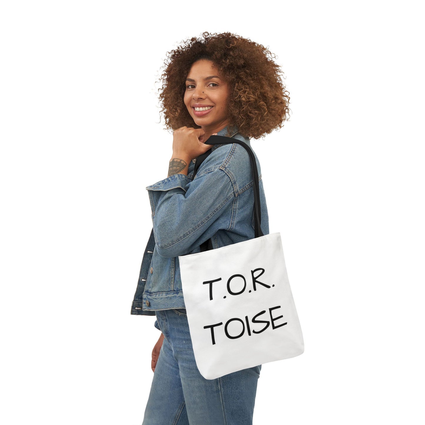 Canvas Tote Bag with 5-Color Straps - T.O.R. Toise Design