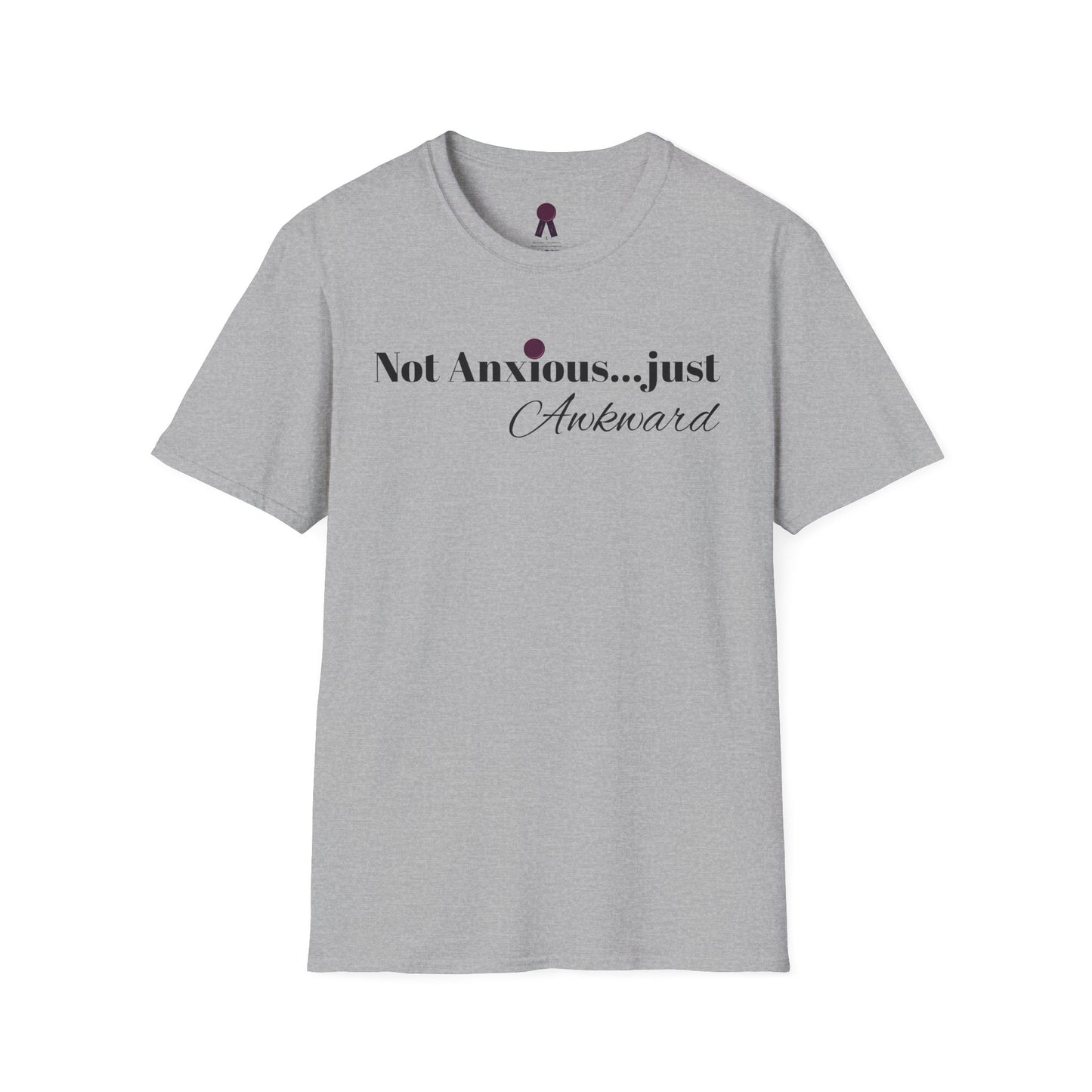"Not Anxious...just Awkward" Unisex Softstyle T-Shirt - Casual Tee