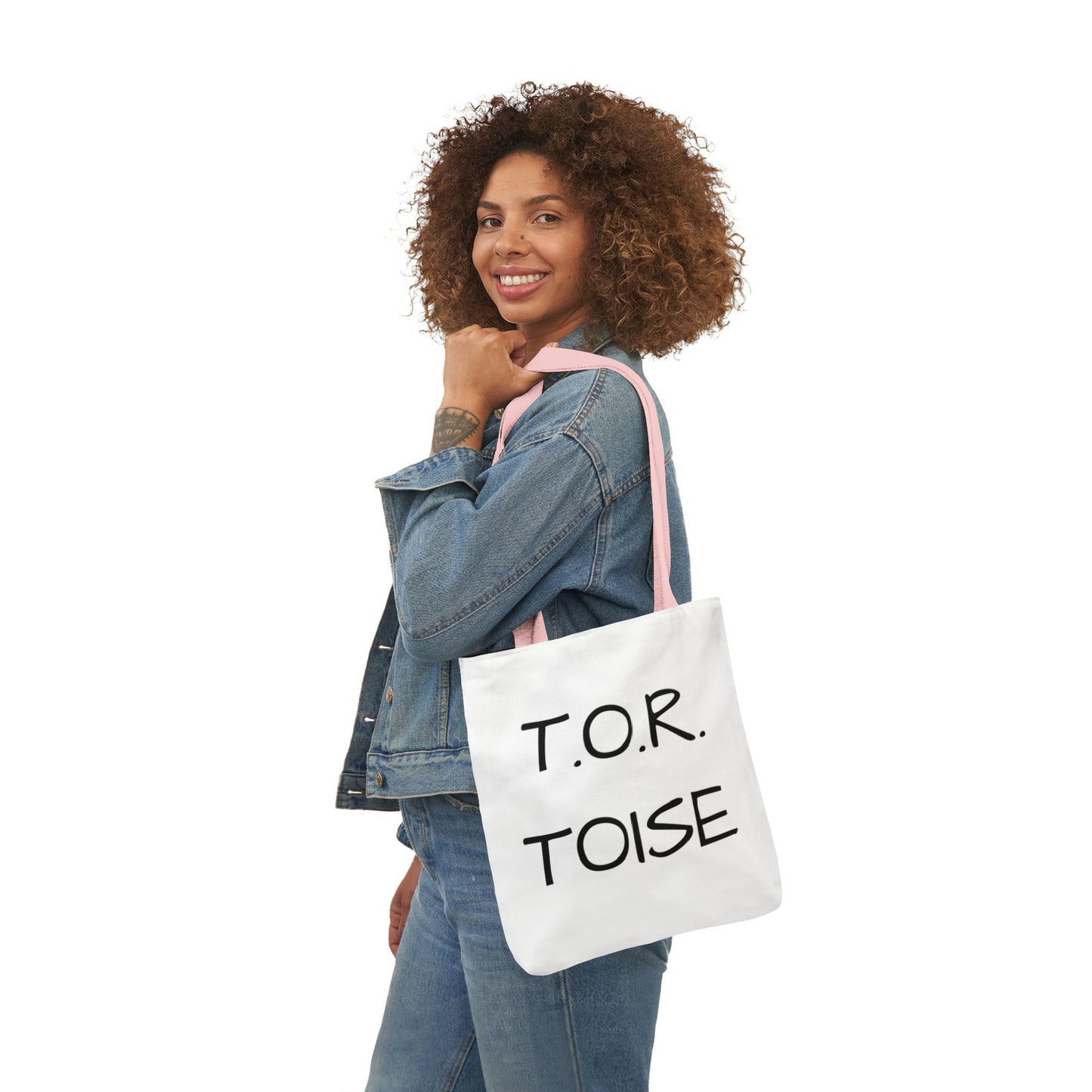 Canvas Tote Bag with 5-Color Straps - T.O.R. Toise Design