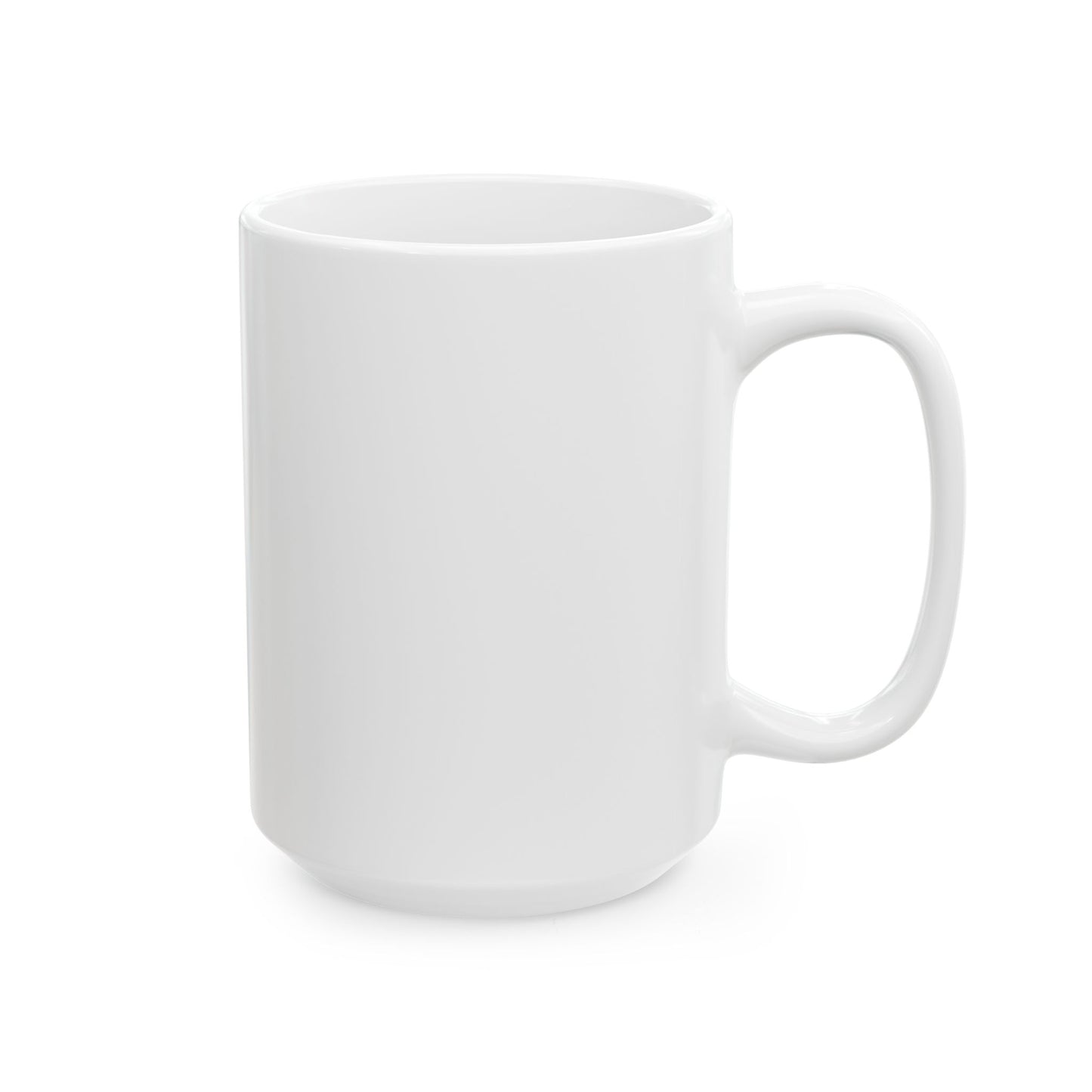 Reindeer Christmas Ceramic Mug — Minimal Holiday Coffee Cup (11oz, 15oz)
