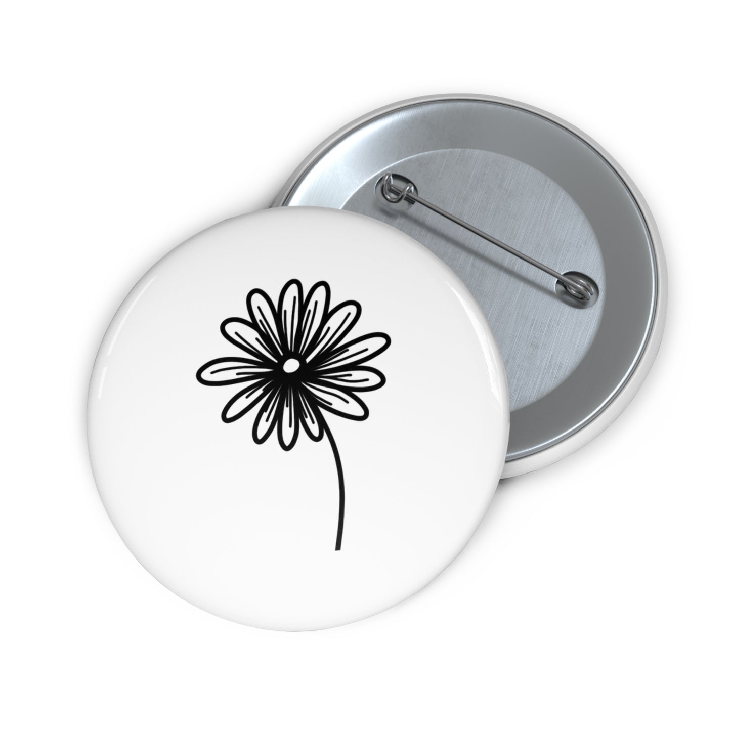 White Pin Button - Old Wounds and Forever Afters Merch