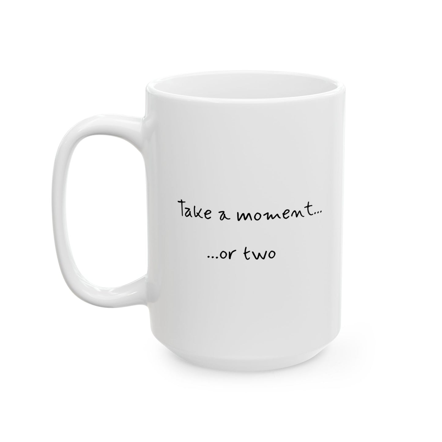 Thoughtful Ceramic Coffee Mug – Inspirational Gift for Coffee Lovers, Unique Tea Cup, Motivational Drinkware, Fun Home Decor, Birthdays