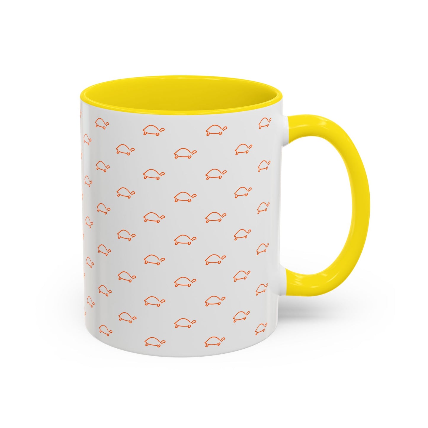 Cute Orange Tortoise Accent Coffee and tea Mug