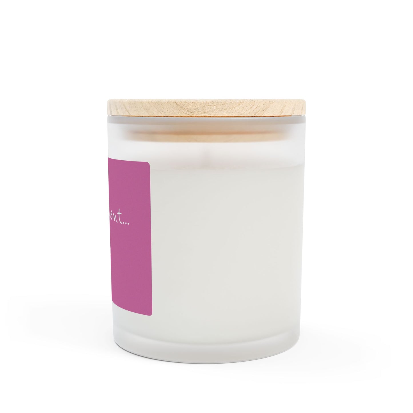 'Take a moment...or two' Frosted Glass Candle - 11oz - Perfect for Mindful Moments and Gift-Giving