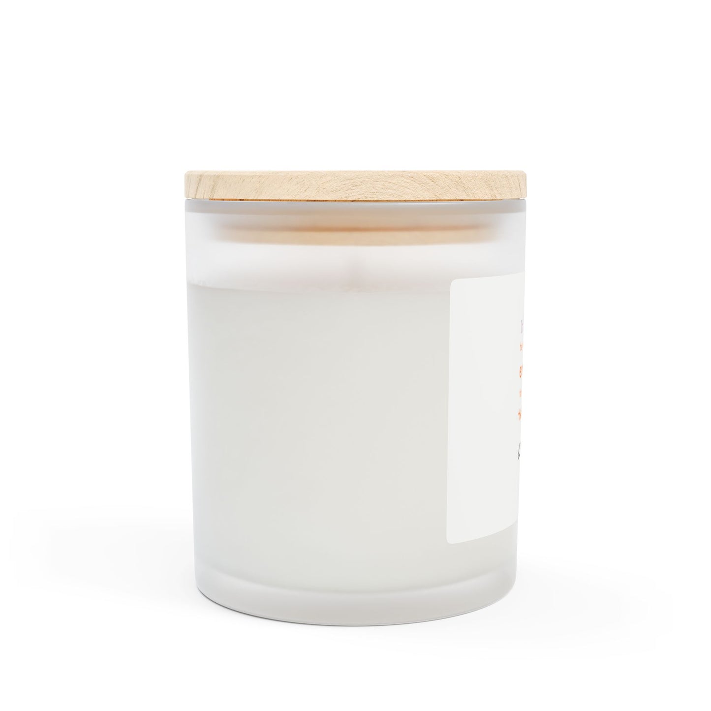 Candle, Tortoise Quote Frosted Glass
