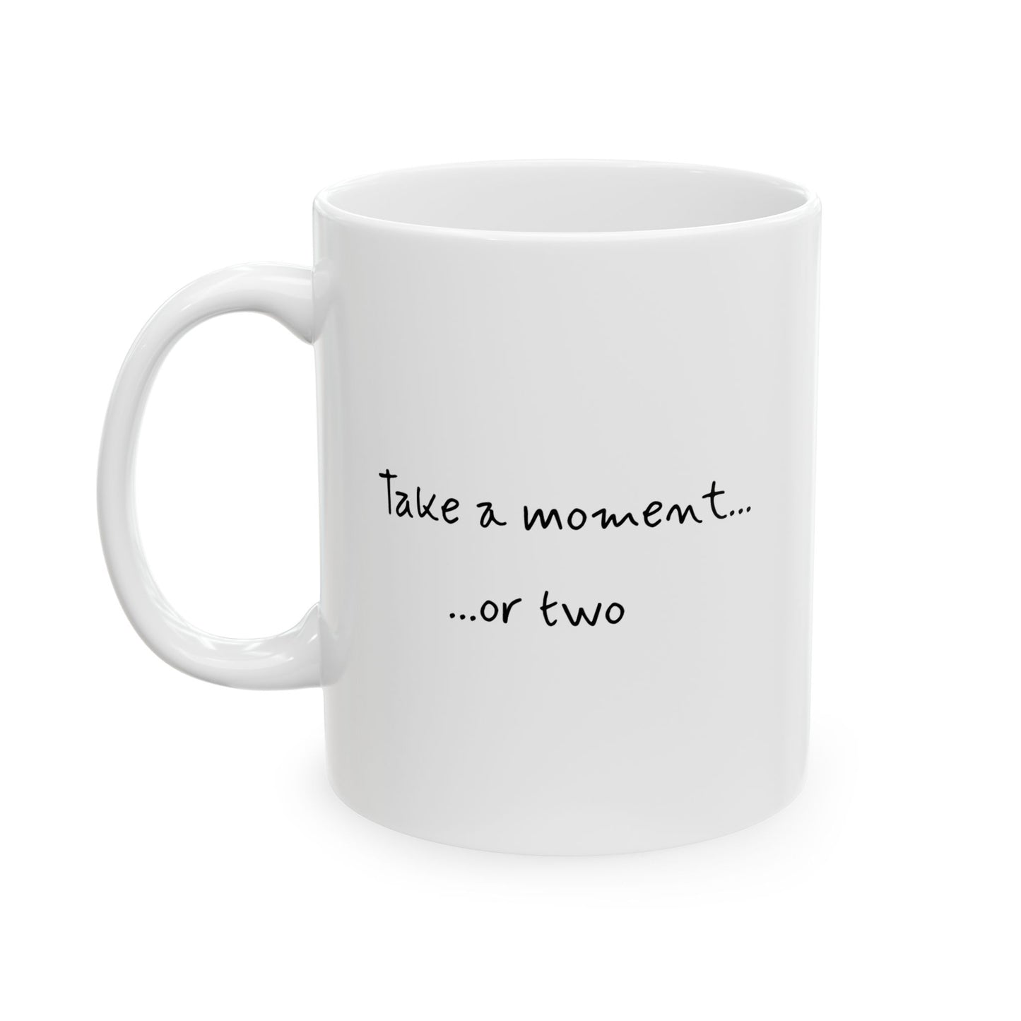 Thoughtful Ceramic Coffee Mug – Inspirational Gift for Coffee Lovers, Unique Tea Cup, Motivational Drinkware, Fun Home Decor, Birthdays