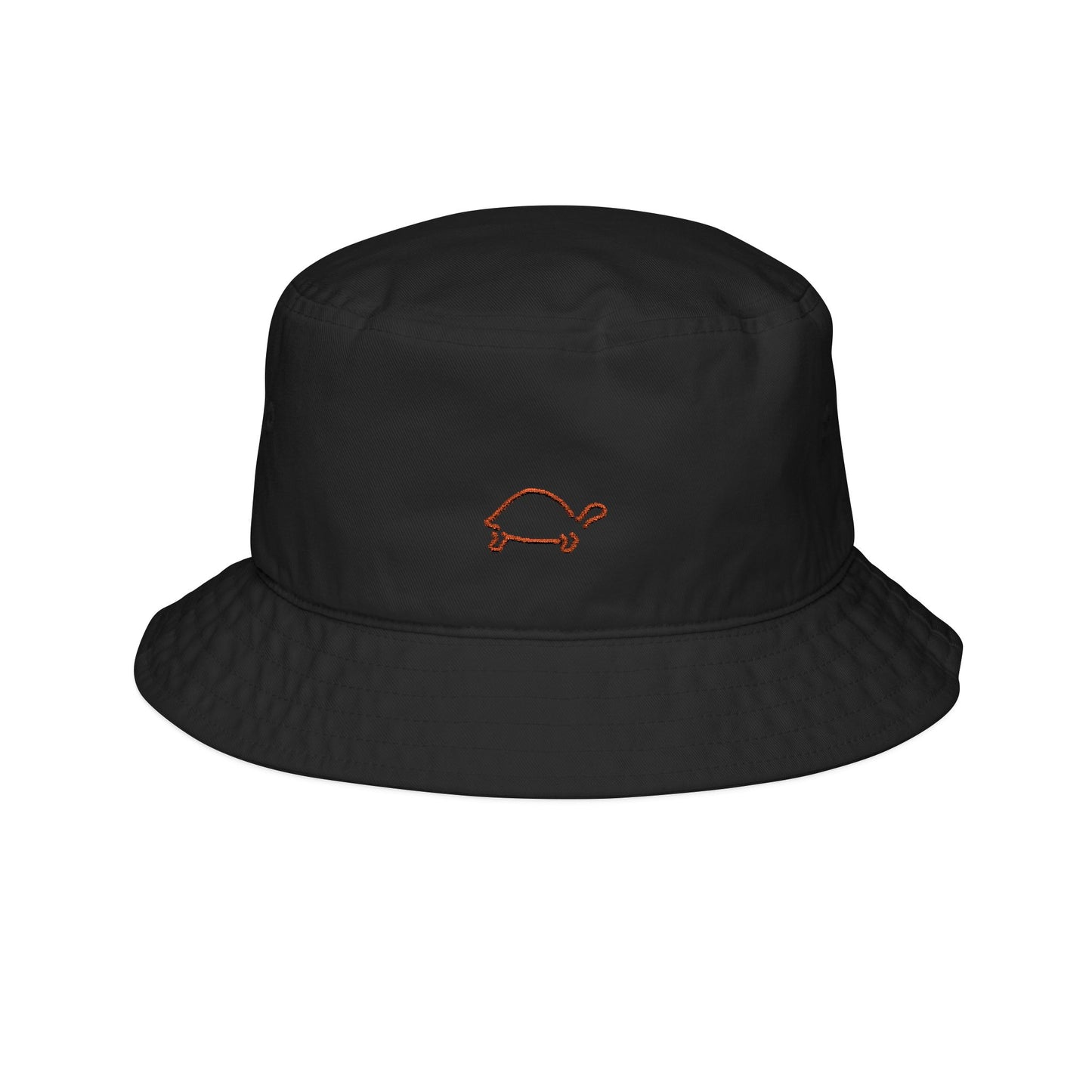 Embroidered Orange Turtle Bucket Hat - Stylish Sun Protection for Beach Lovers for Trendy Outdoor Vibes