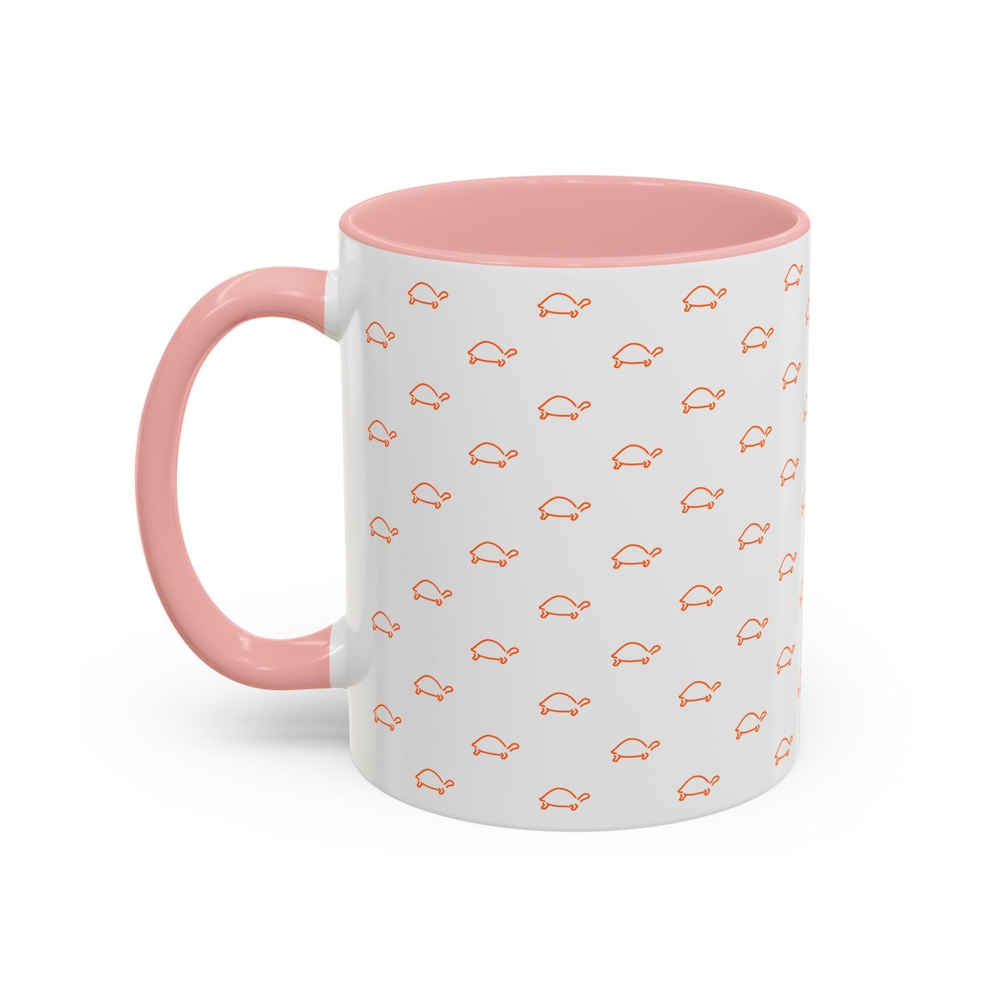 Cute Orange Tortoise Accent Coffee and tea Mug
