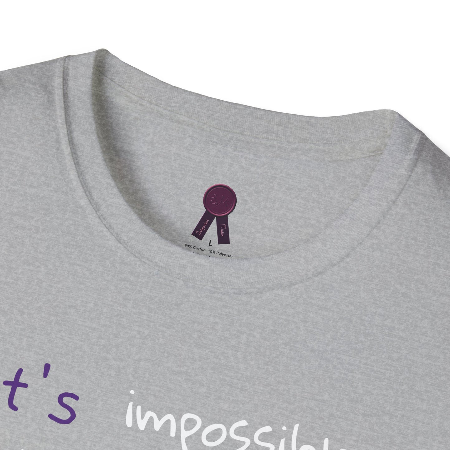Inspirational Quote T-Shirt - "It's Impossible to Win Every Race" Unisex Softstyle Tee