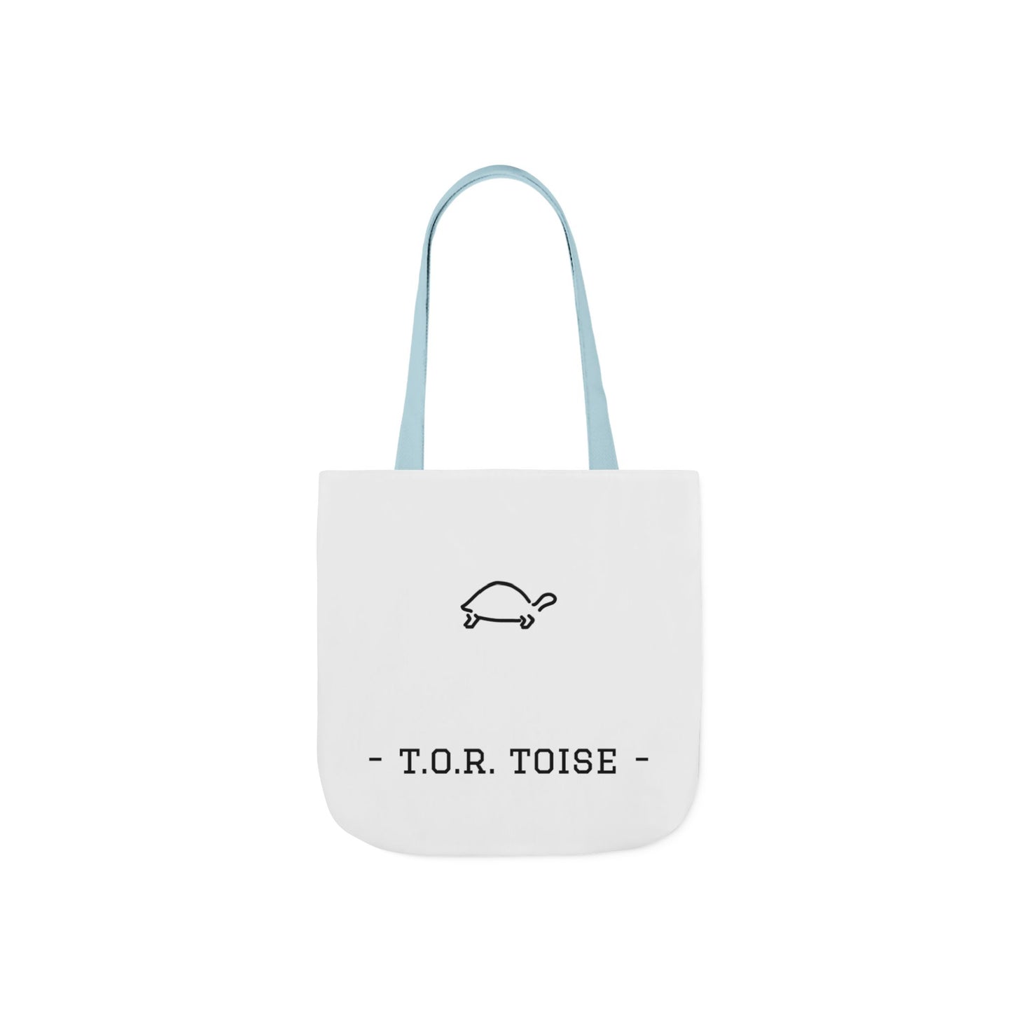 Cute Tortoise Canvas Tote Bag with 5-Color Straps - T.O.R. Toise Design
