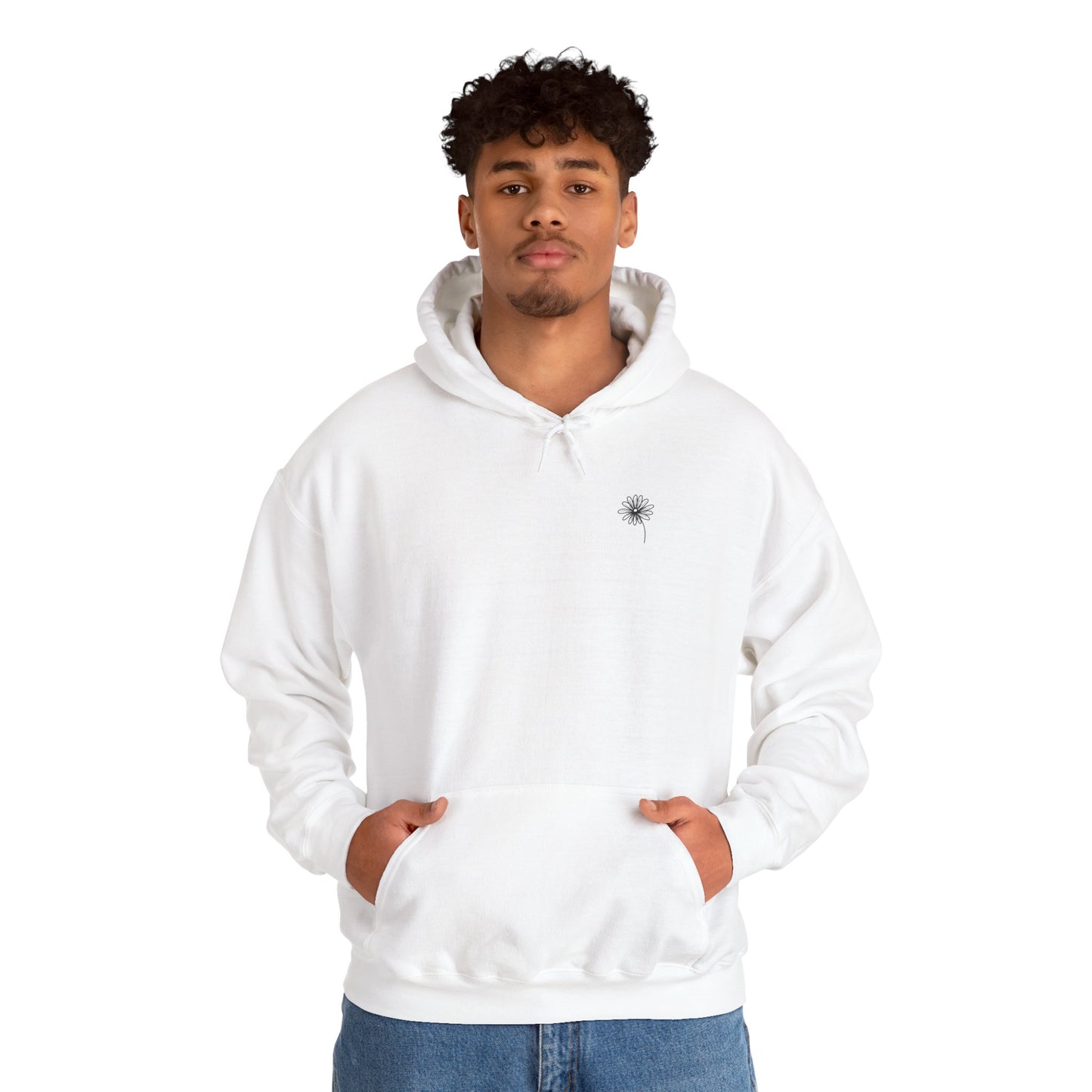 White Daisy Hoodie - Old Wounds and Forever Afters Merch