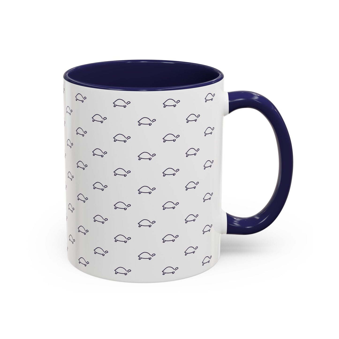 Cute Dark Purple Tortoise Accent Coffee and tea Mug