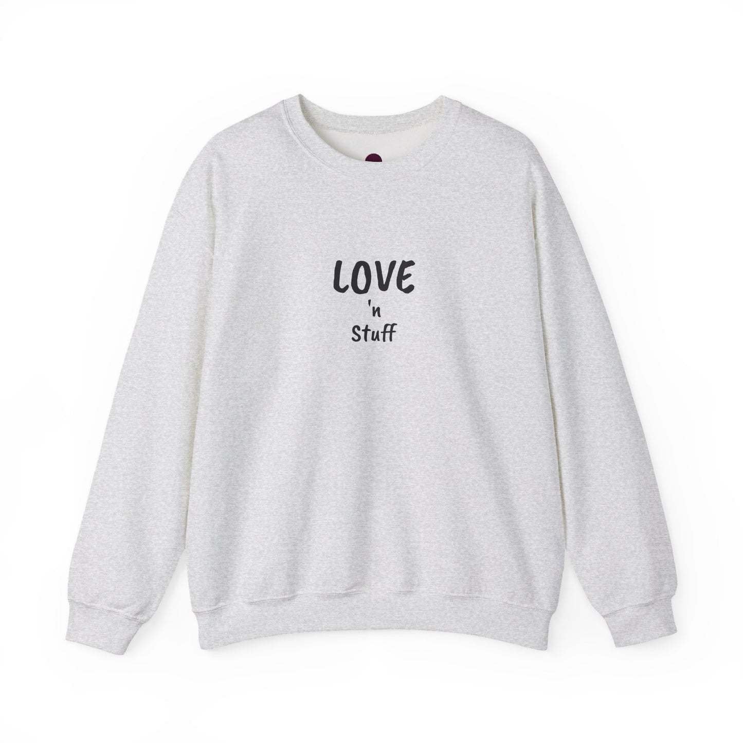 Unisex "Love 'n Stuff" Crewneck Sweatshirt - Cozy Casualwear for Everyday Comfort