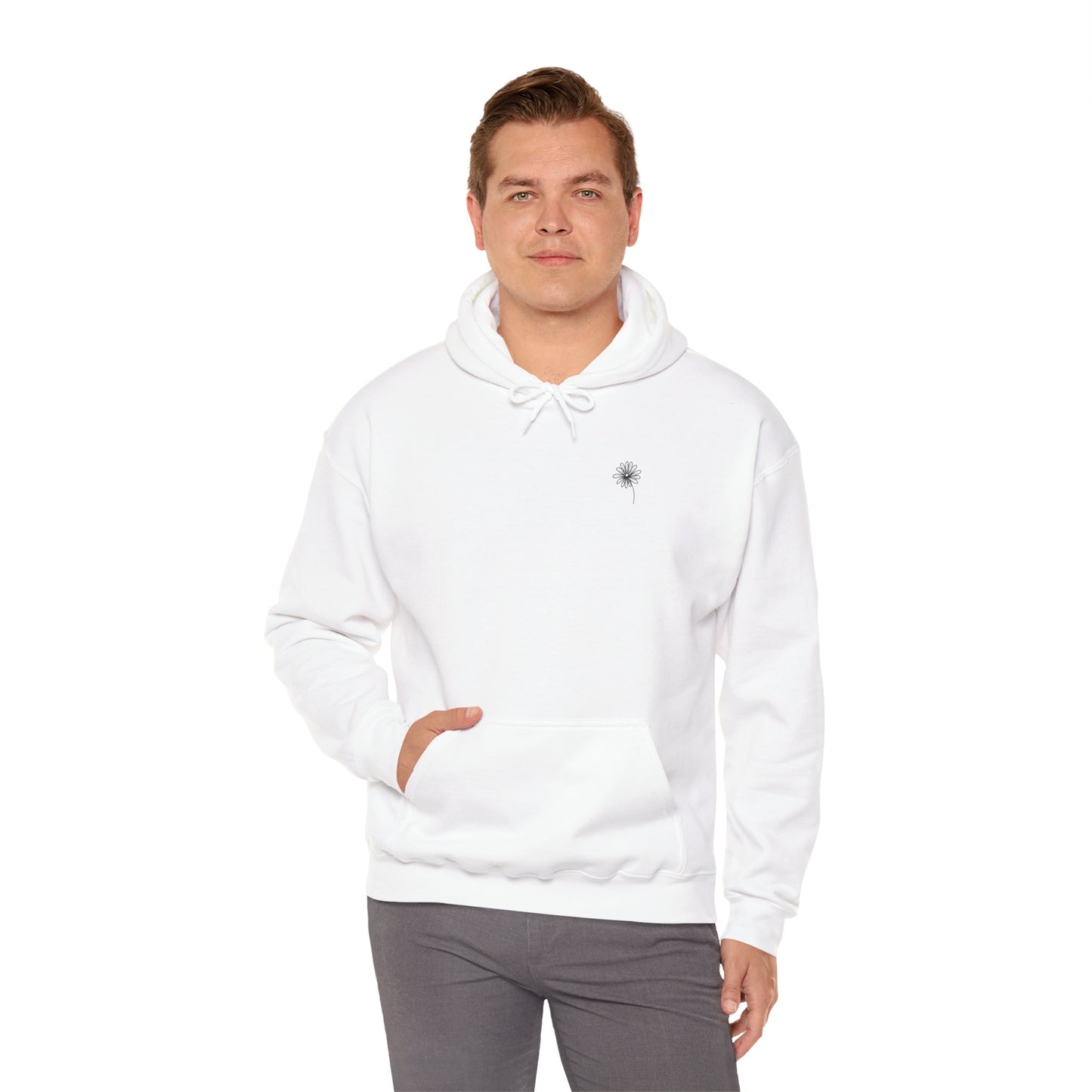White Daisy Hoodie - Old Wounds and Forever Afters Merch