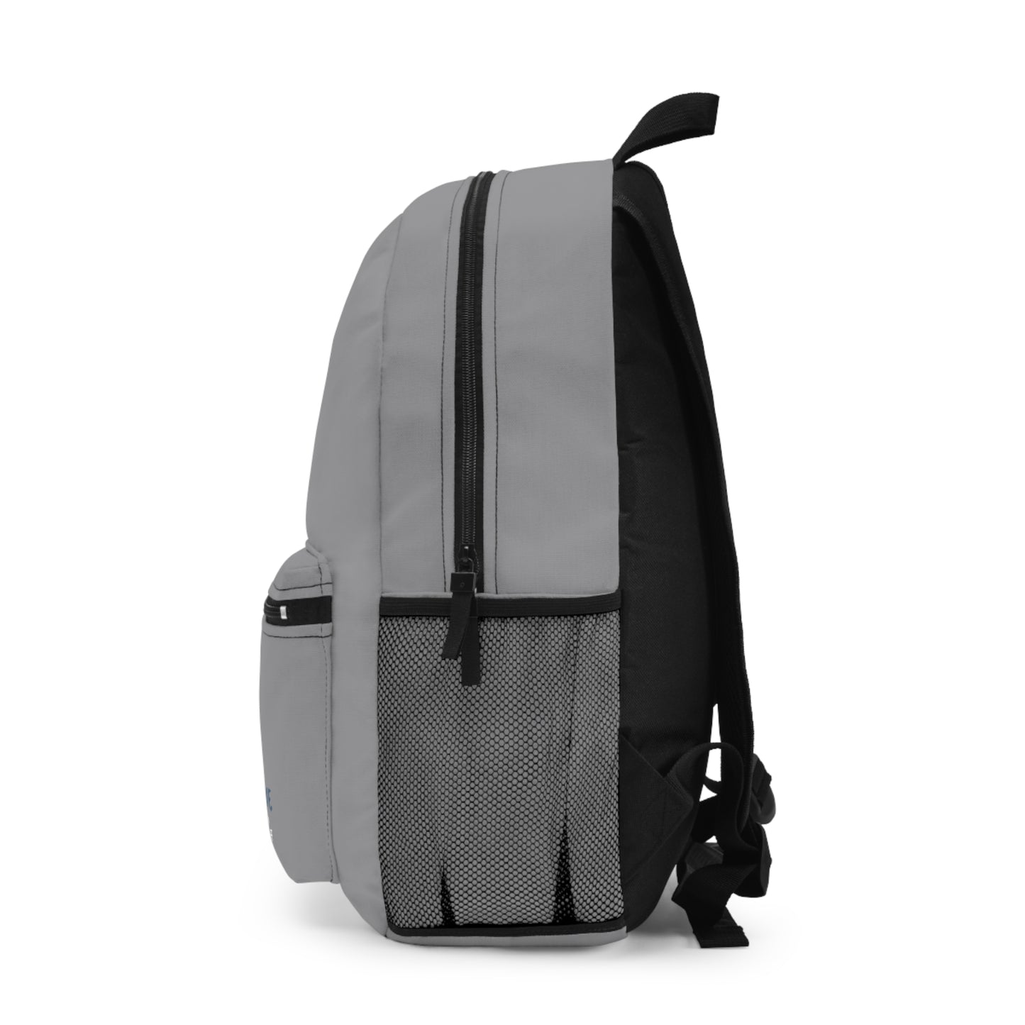 Stylish Grey Backpack with 'LOVE 'n STUFF' Design - Perfect for Daily Use