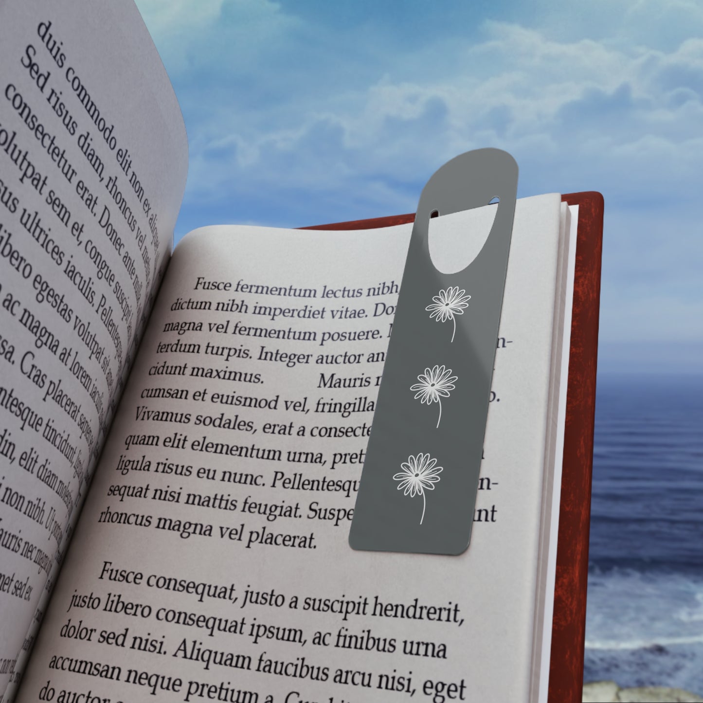 Dark Grey Bookmark