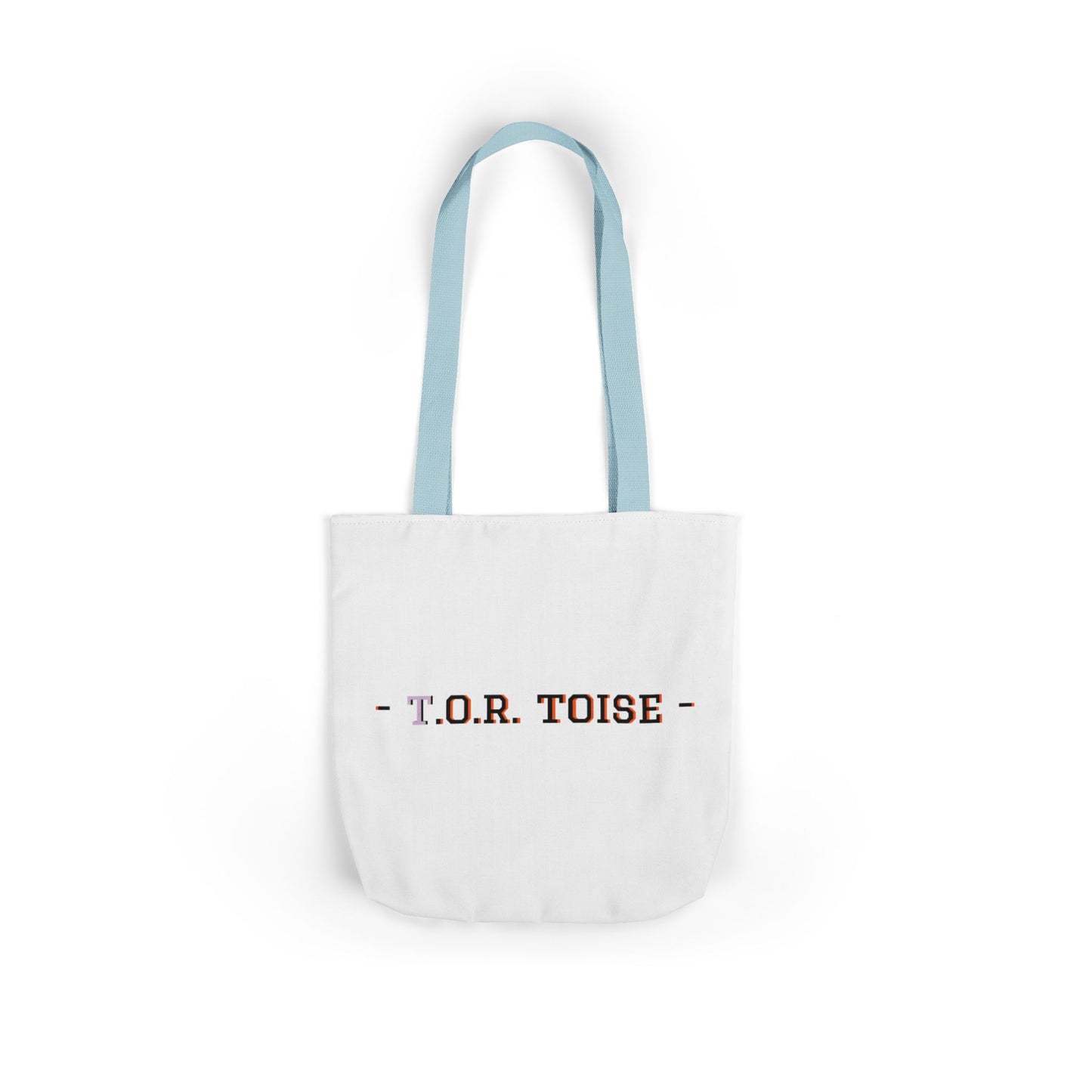 Stylish Canvas Tor Toise Tote Bag with 5-Color Straps - Perfect for Everyday Use