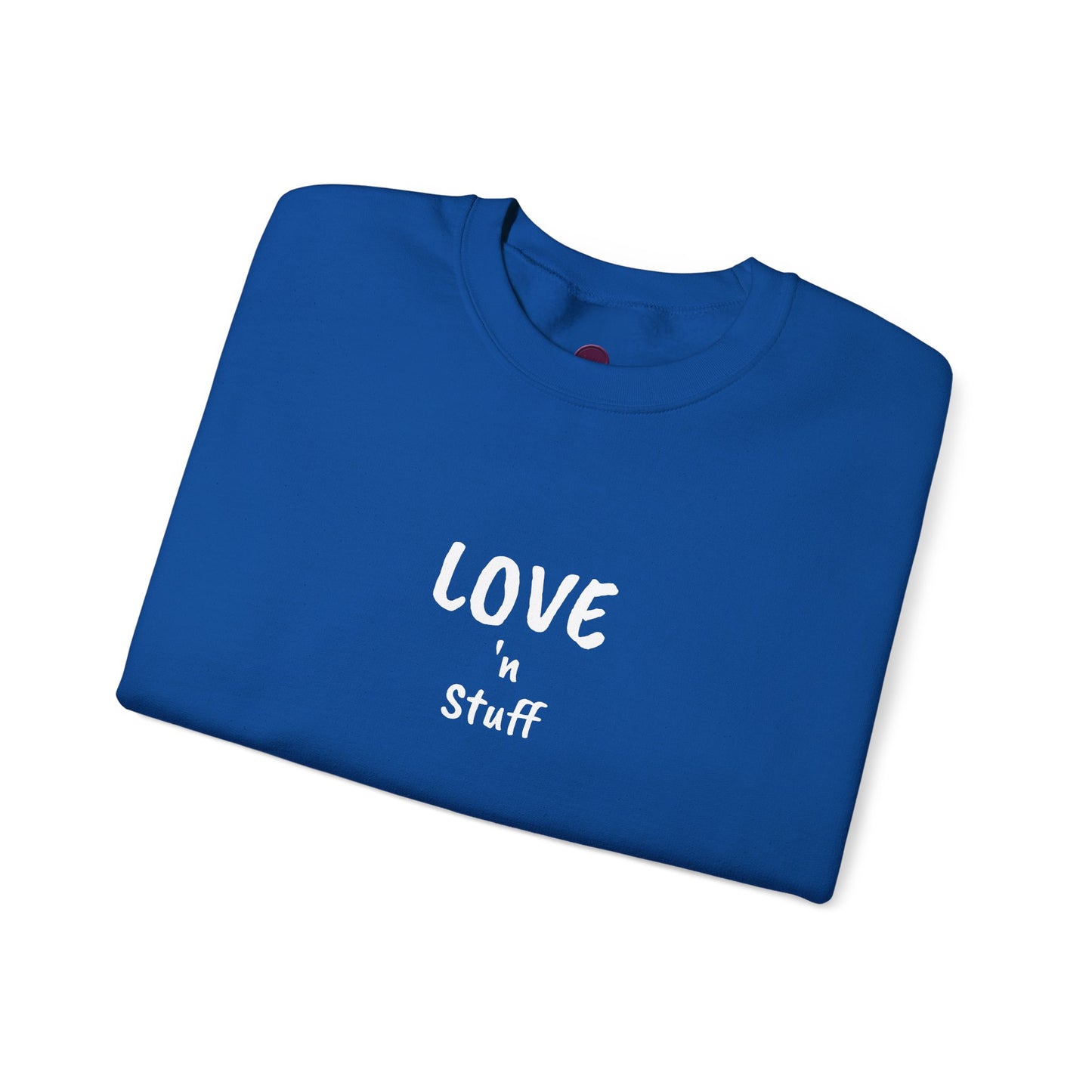 Unisex "Love 'n Stuff" Crewneck Sweatshirt - Cozy Casualwear for Everyday Comfort