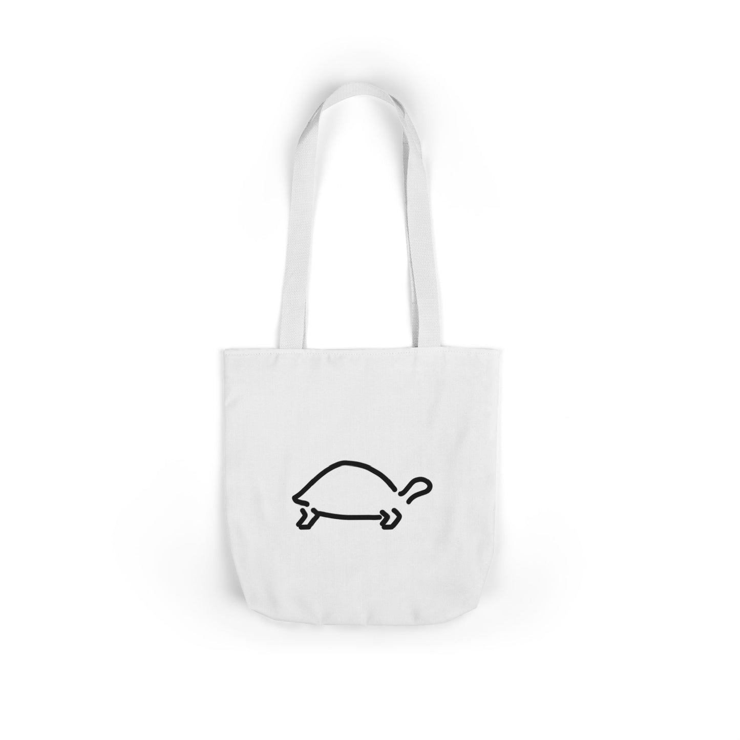 Cute Tortoise Canvas Tote Bag with 5-Color Straps - T.O.R. Toise Design