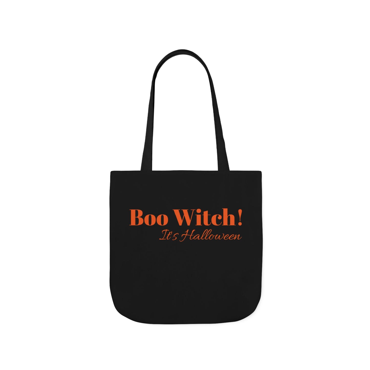 "Boo Witch! It's Halloween" Canvas Tote Bag - Perfect for Everyday Use