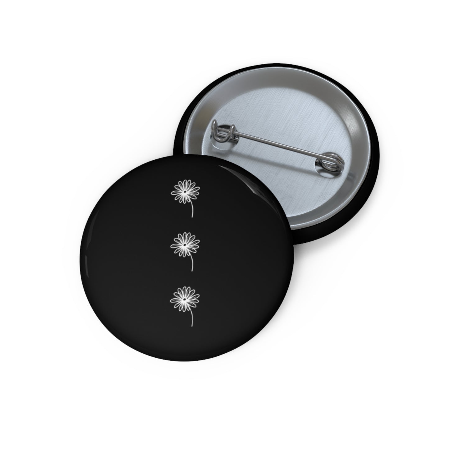 Black Pin Button - Old Wounds and Forever Afters Merch