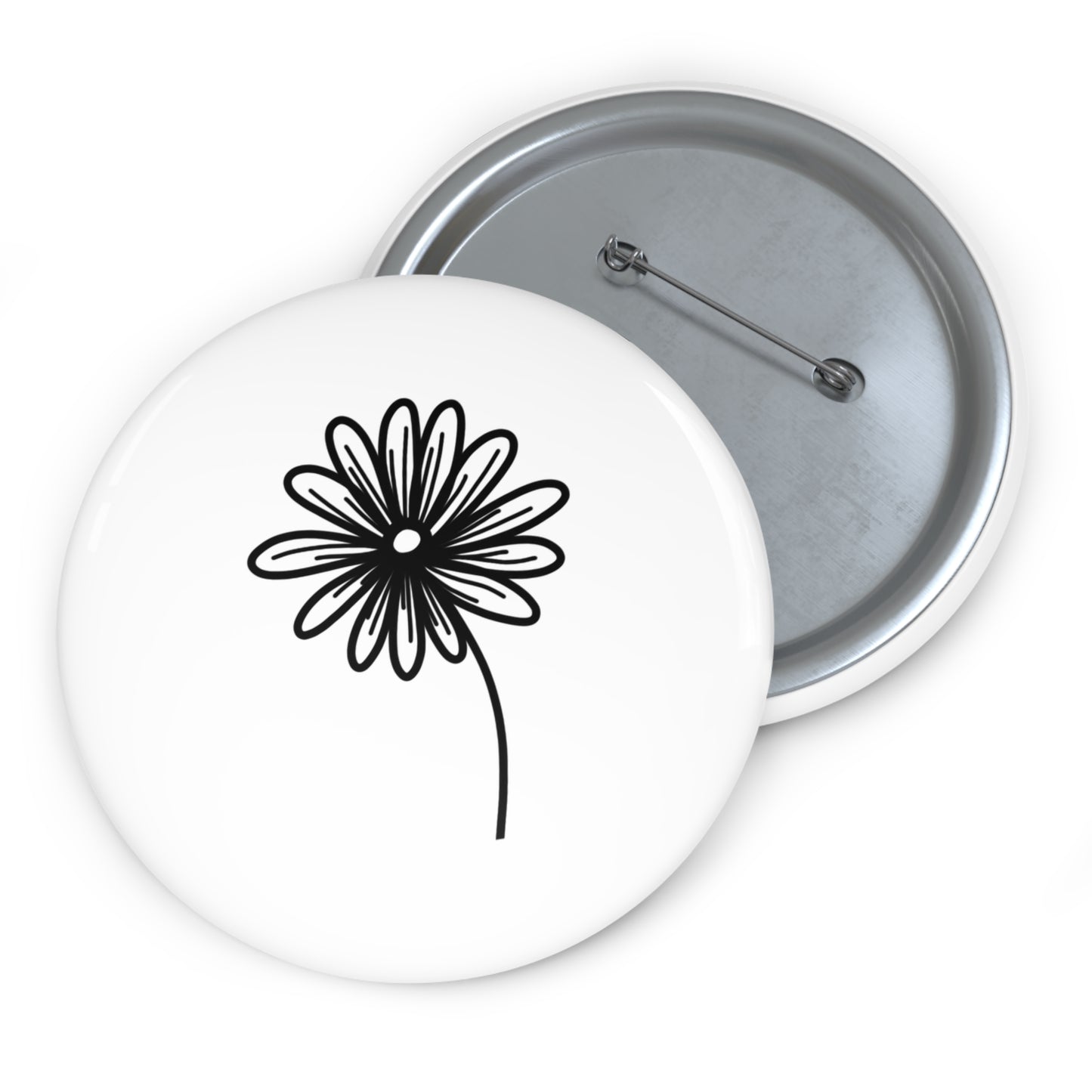 White Pin Button - Old Wounds and Forever Afters Merch