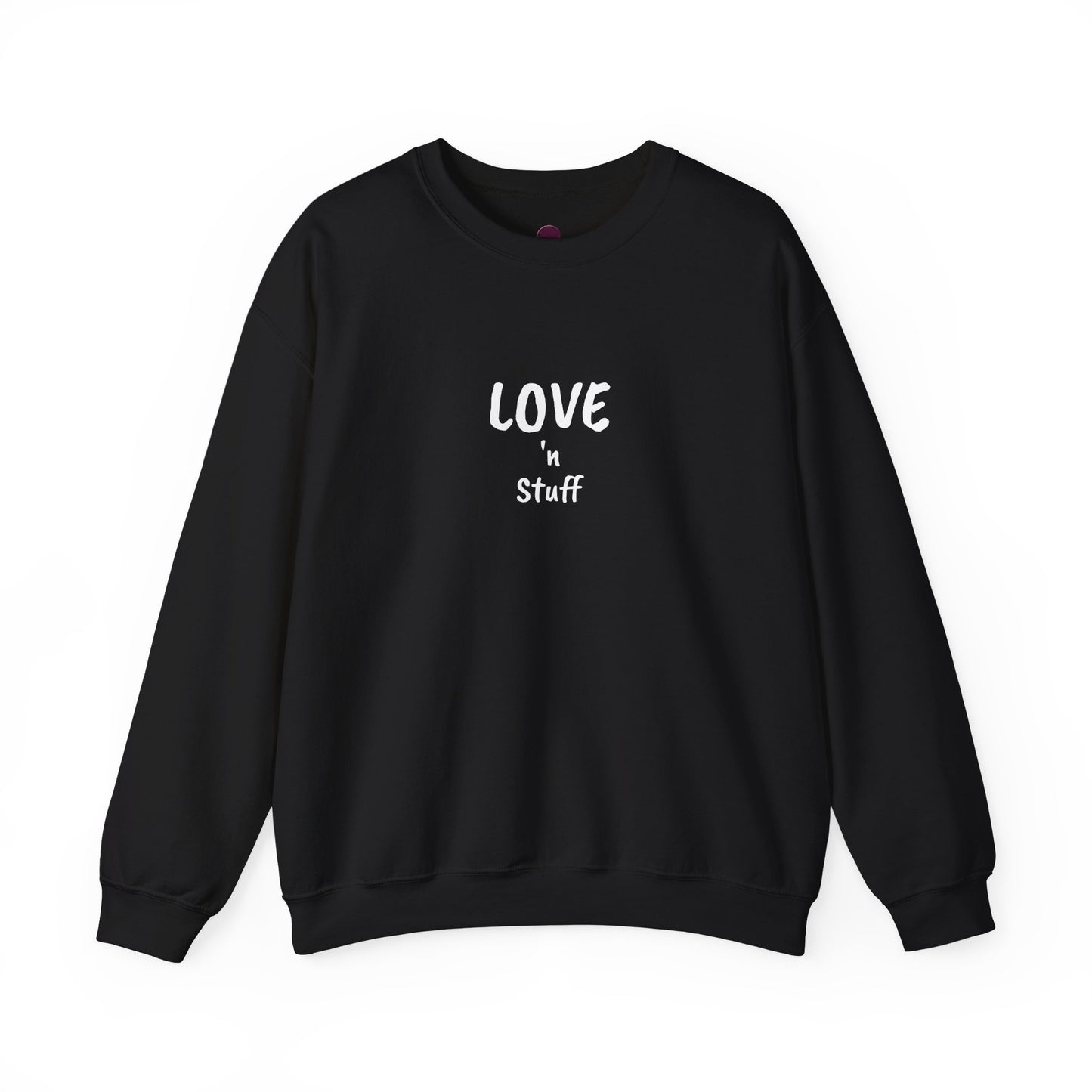 Unisex "Love 'n Stuff" Crewneck Sweatshirt - Cozy Casualwear for Everyday Comfort