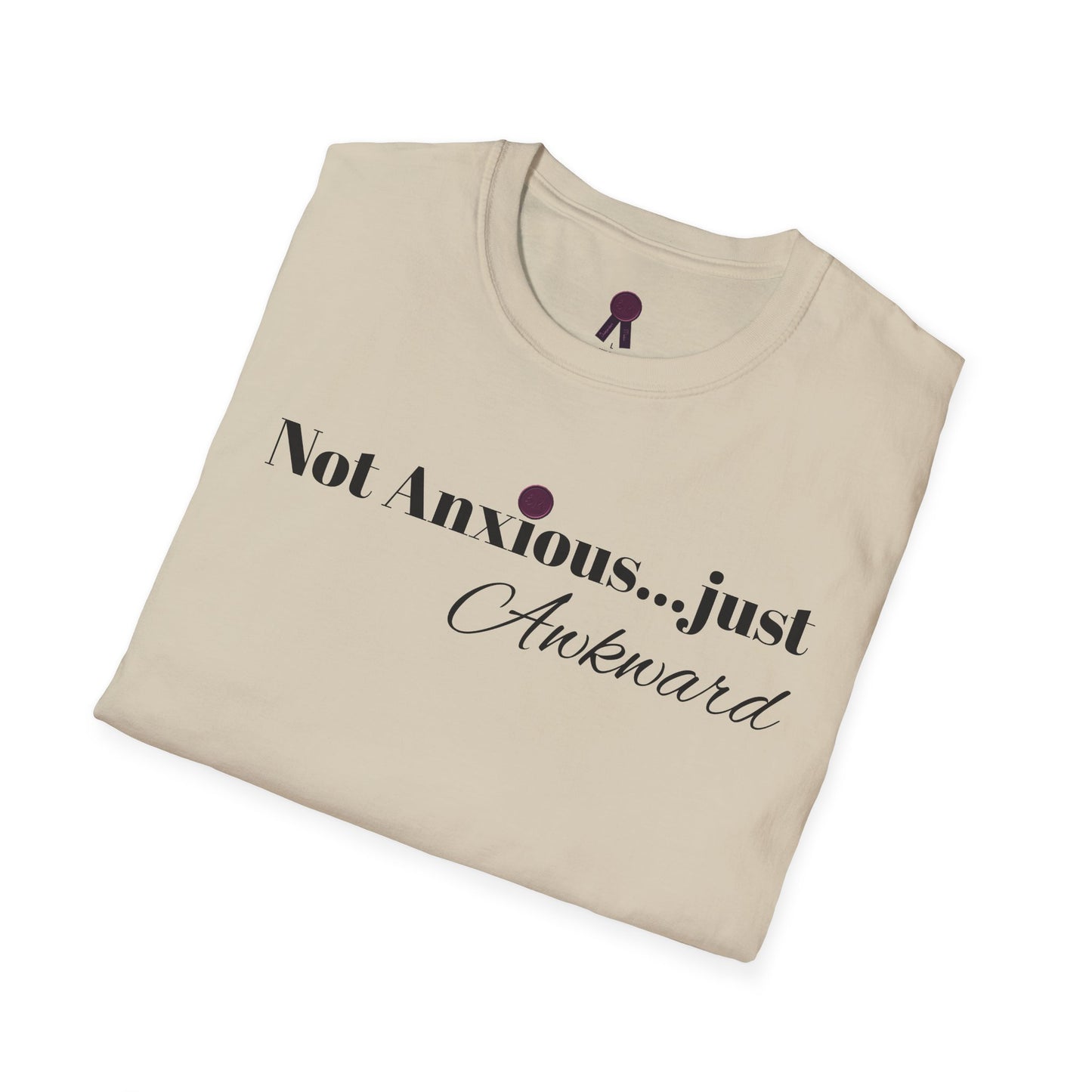 "Not Anxious...just Awkward" Unisex Softstyle T-Shirt - Casual Tee