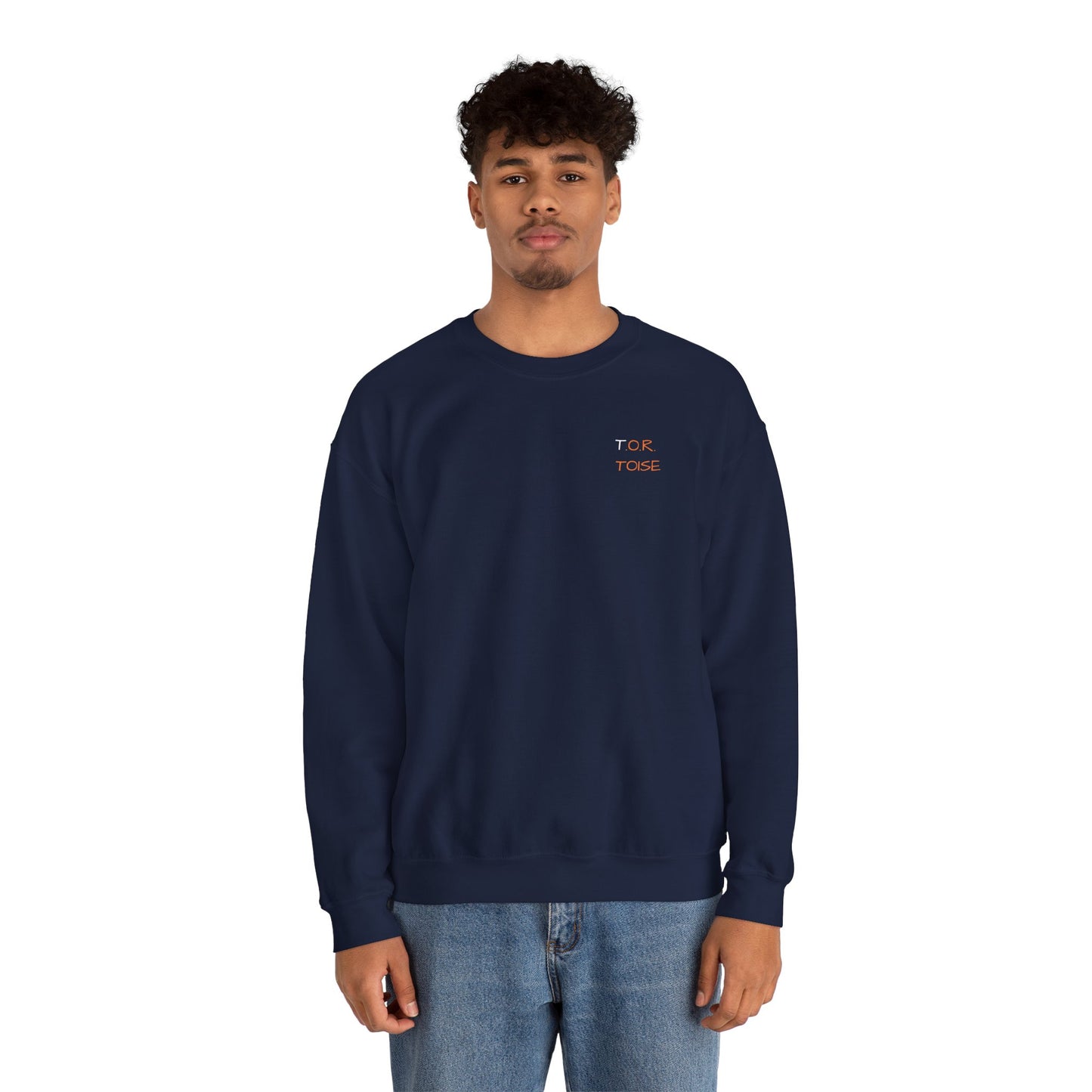 Cozy Unisex Crewneck Sweatshirt - Minimalist Tortoise Design