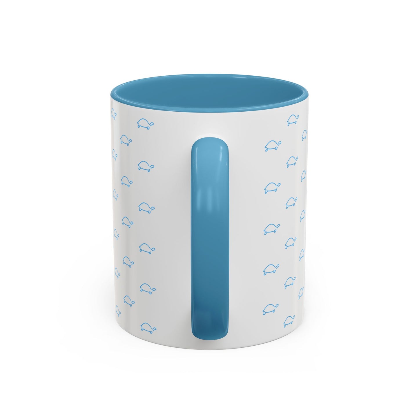 Cute Blue Tortoise Accent Coffee and tea Mug
