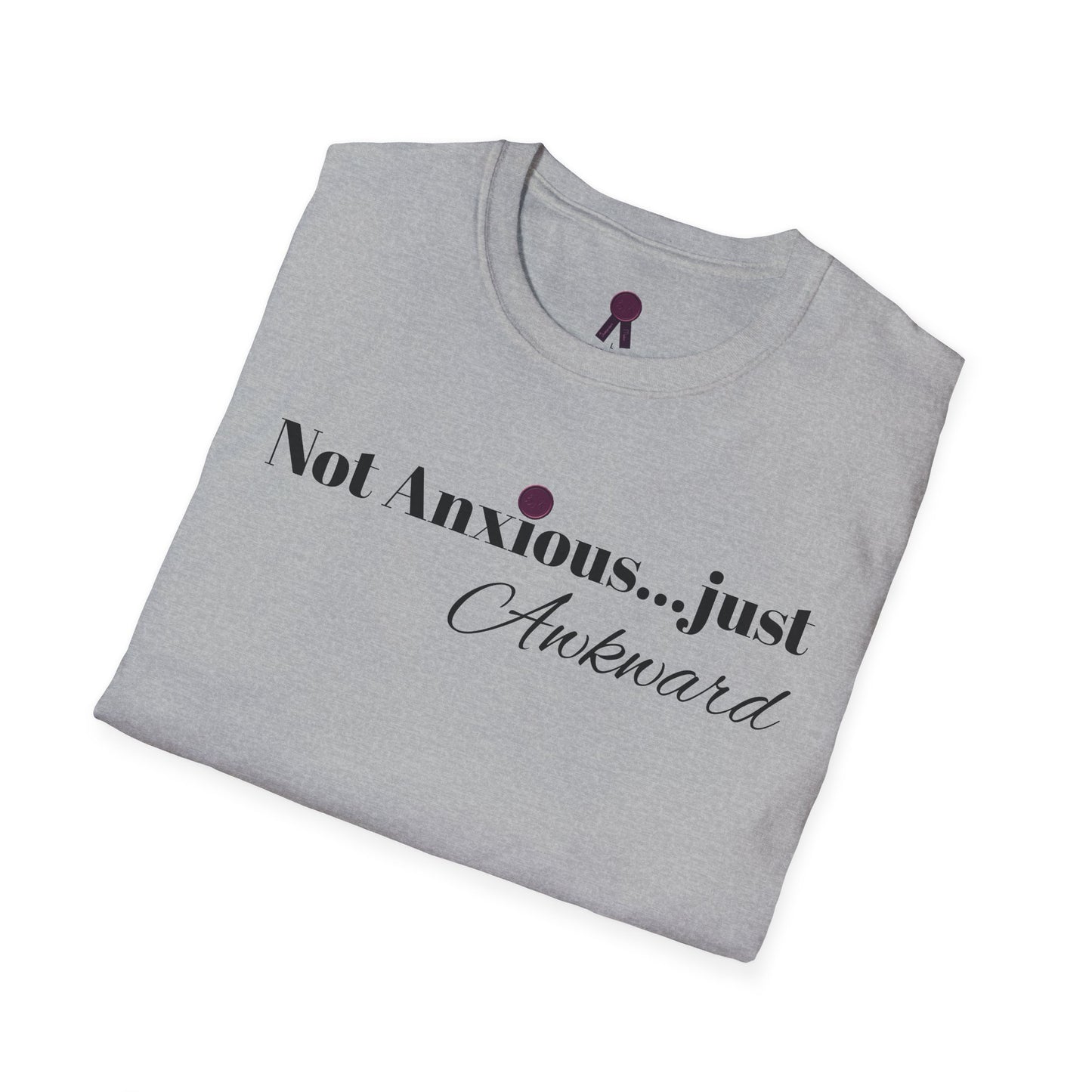 "Not Anxious...just Awkward" Unisex Softstyle T-Shirt - Casual Tee