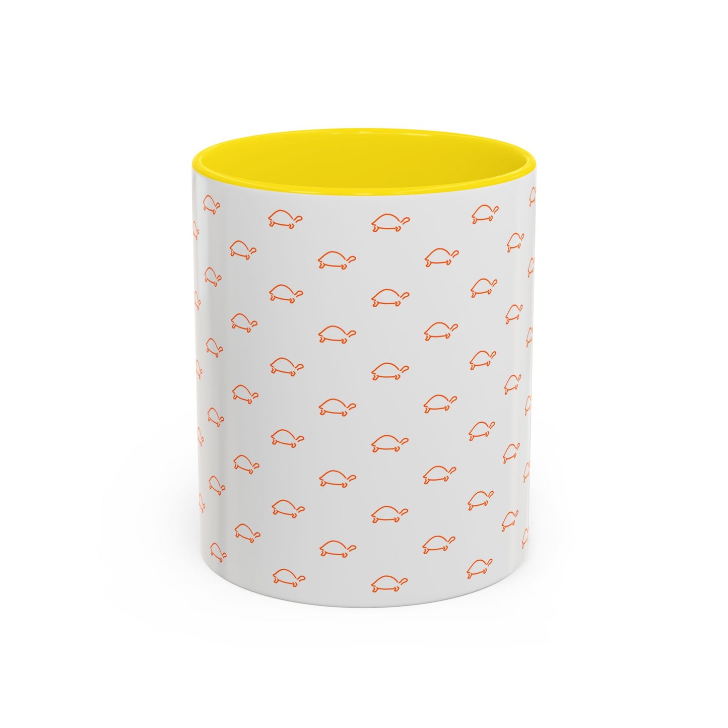 Cute Orange Tortoise Accent Coffee and tea Mug
