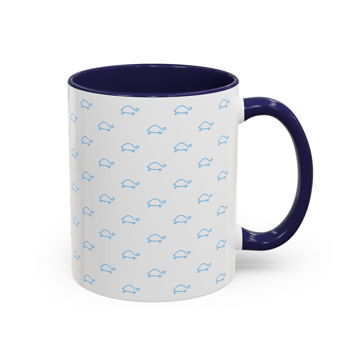 Cute Blue Tortoise Accent Coffee and tea Mug