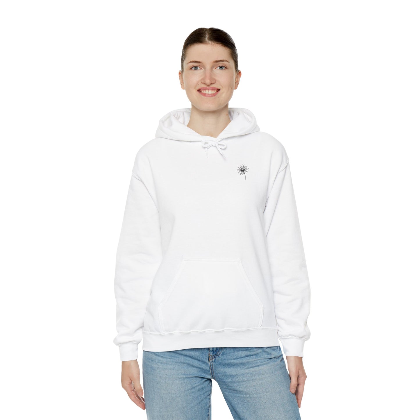 White Daisy Hoodie - Old Wounds and Forever Afters Merch