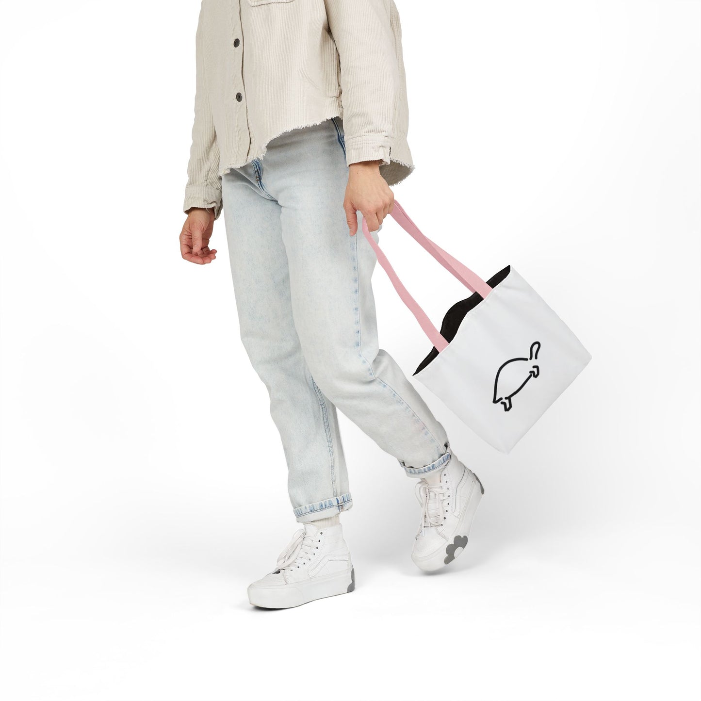 Canvas Tote Bag with 5-Color Straps - T.O.R. Toise Design