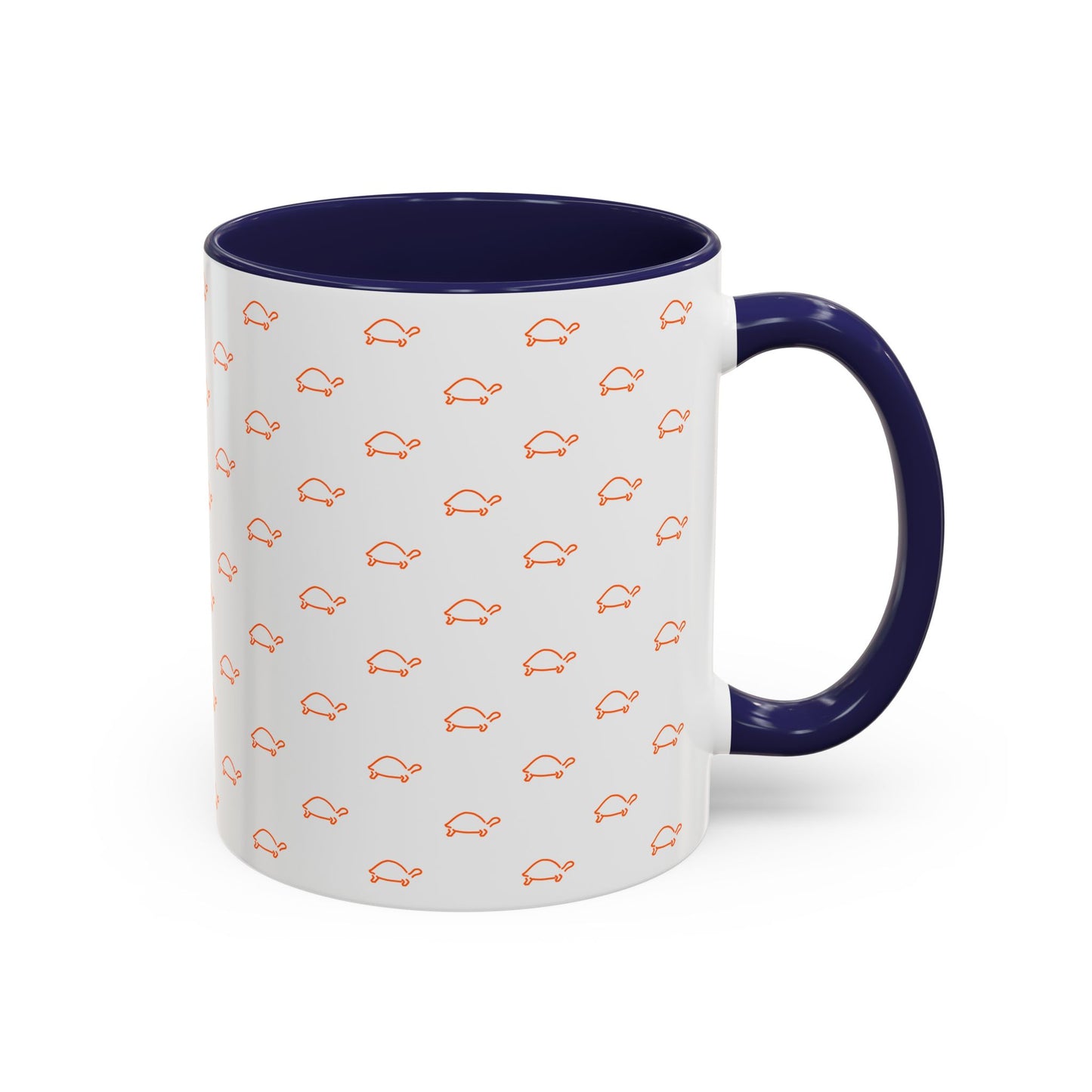 Cute Orange Tortoise Accent Coffee and tea Mug
