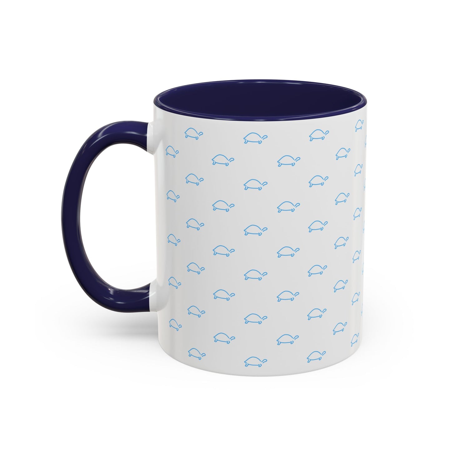 Cute Blue Tortoise Accent Coffee and tea Mug