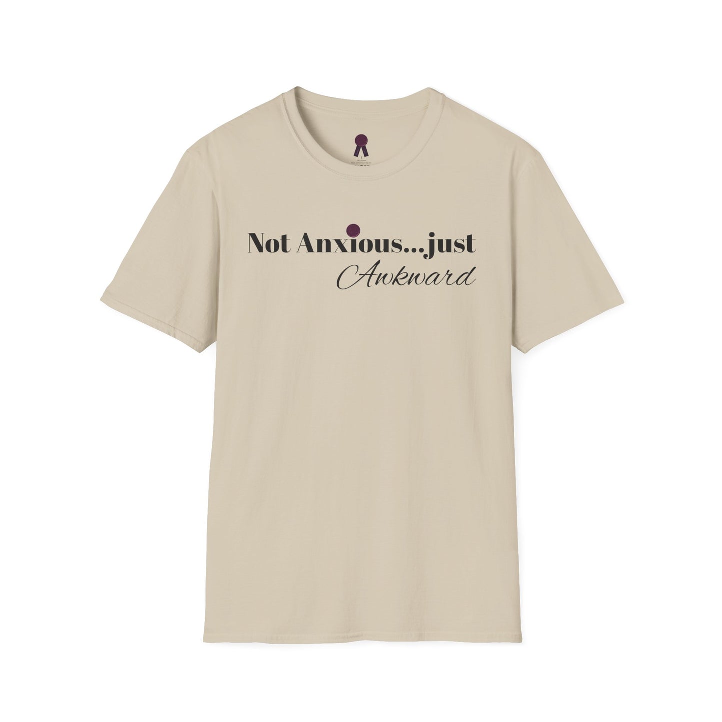 "Not Anxious...just Awkward" Unisex Softstyle T-Shirt - Casual Tee