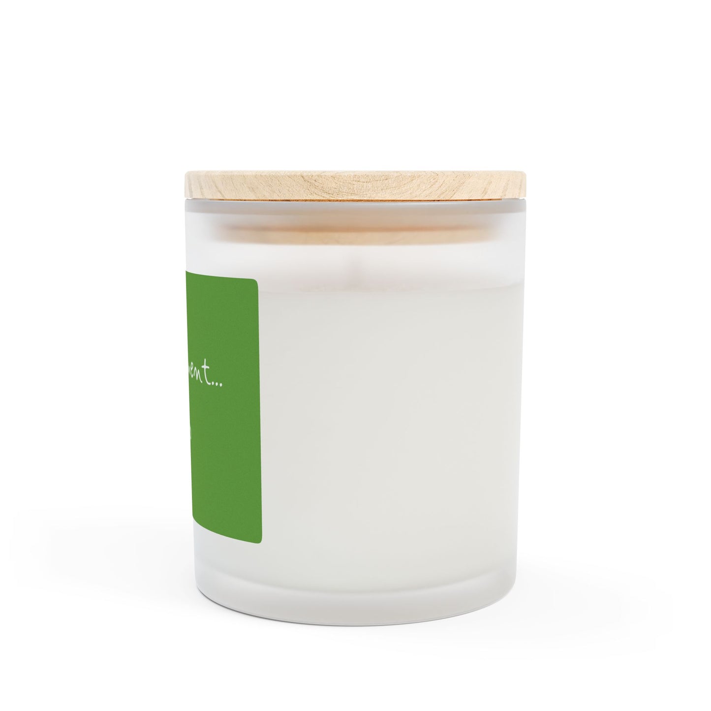 'Take a moment...or two' Frosted Glass Candle - 11oz - Perfect for Mindful Moments and Gift-Giving