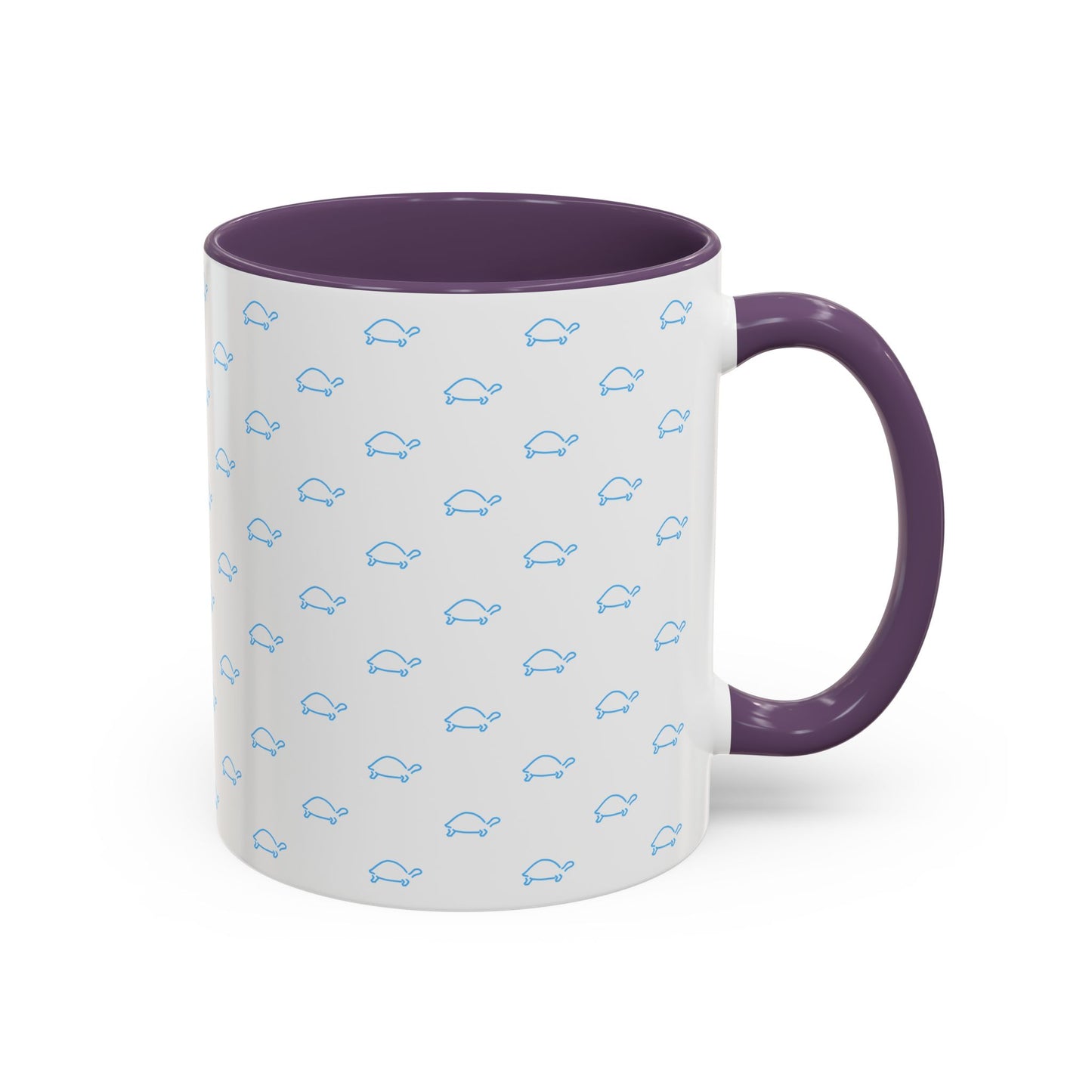 Cute Blue Tortoise Accent Coffee and tea Mug