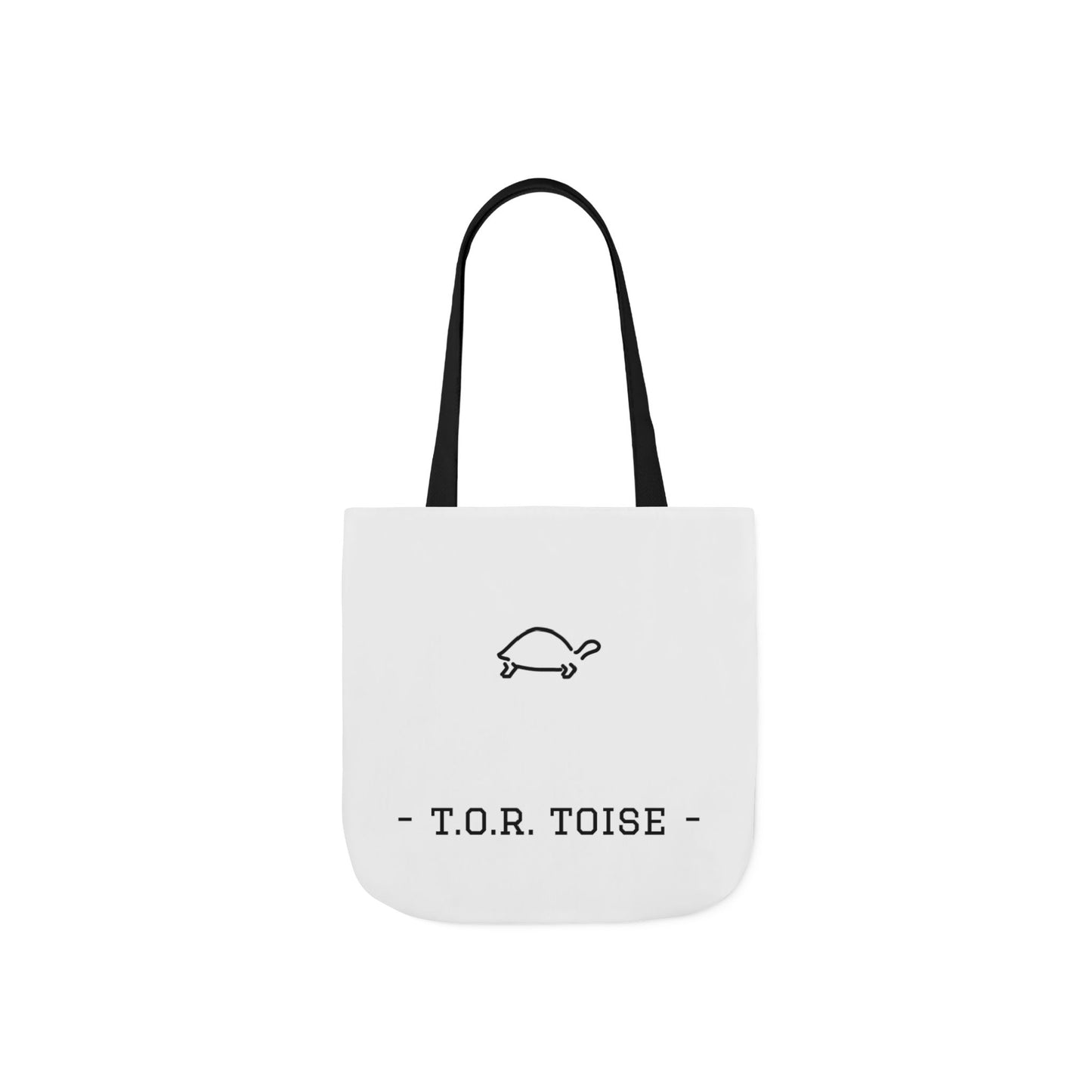 Cute Tortoise Canvas Tote Bag with 5-Color Straps - T.O.R. Toise Design