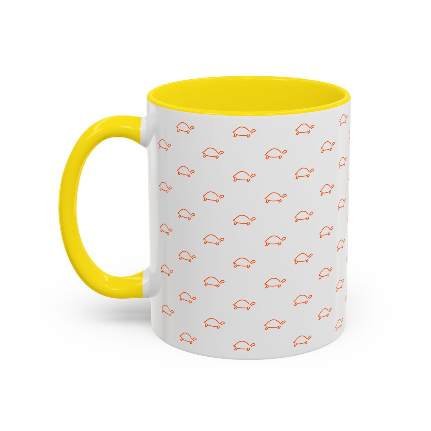 Cute Orange Tortoise Accent Coffee and tea Mug