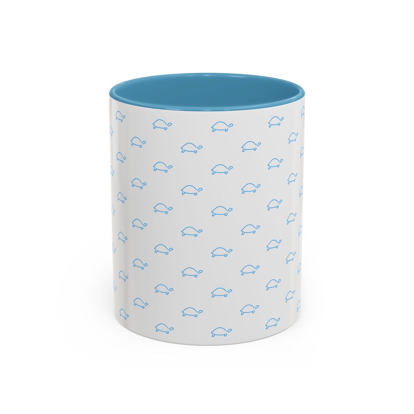 Cute Blue Tortoise Accent Coffee and tea Mug