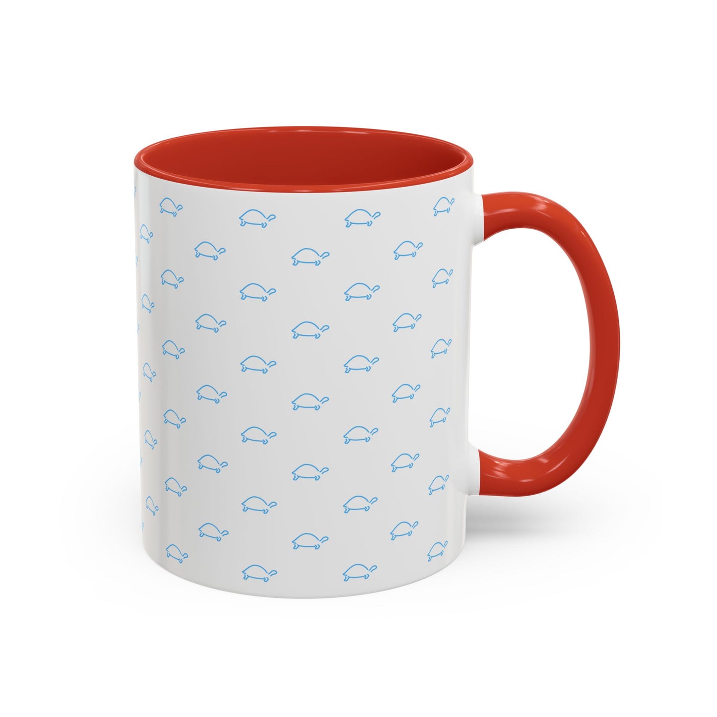 Cute Blue Tortoise Accent Coffee and tea Mug