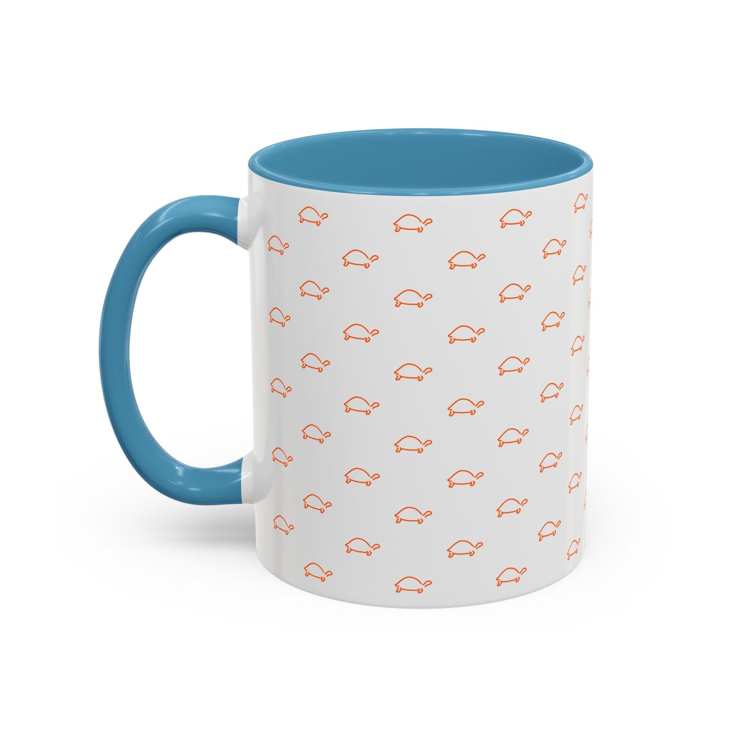 Cute Orange Tortoise Accent Coffee and tea Mug