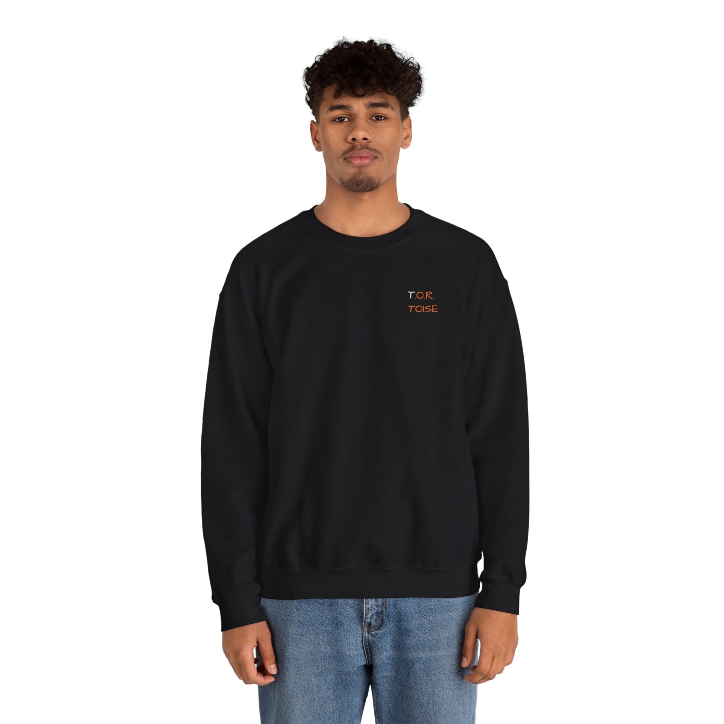 Cozy Unisex Crewneck Sweatshirt - Minimalist Tortoise Design