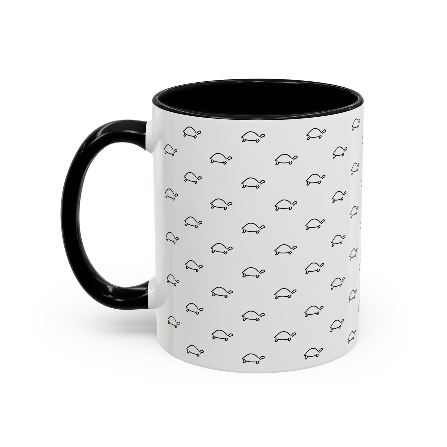 Cute Black Tortoise Accent Coffee and tea Mug